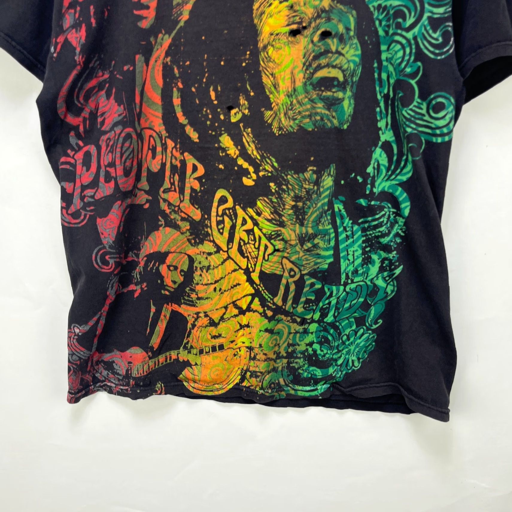Vintage VINTAGE Bob Marley T-Shirt Large Men Black Size US L / EU 52-54 / 3 - 2 Thumbnail