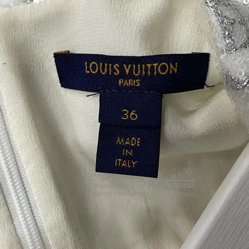 Louis Vuitton Louis Vuitton White Women's Dress with Pleats . Size XXS / US 00 / IT 34 - 7 Thumbnail