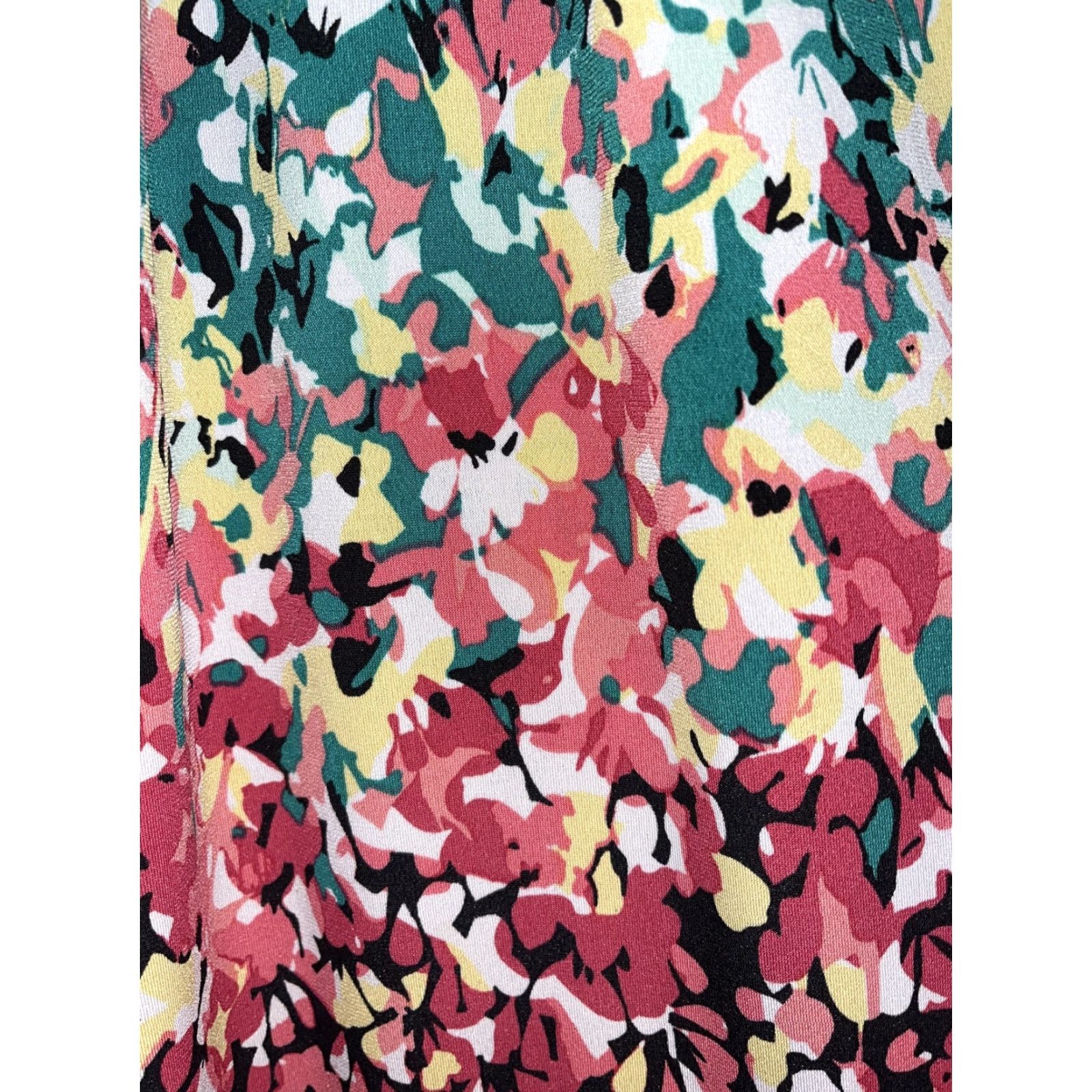 Gap GAP Multicolor Floral Tie Back Dress - Knee Length, Short Sleeve, Women’s Small Size S / US 4 / IT 40 - 5 Thumbnail