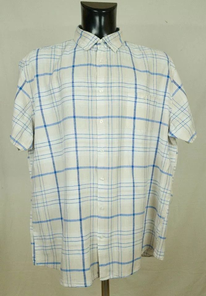 Other DRESSMANN SHIRT SHORT SLEEVE LINEN COTTON SIZE 3XL Size US XXL / EU 58 / 5 - 1 Thumbnail