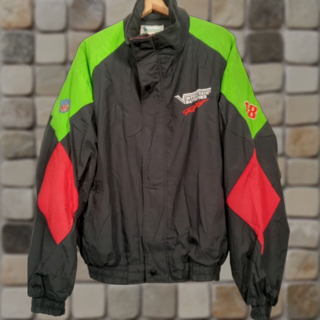 NASCAR VINTAGE NASCAR Joe Gibbs Racing Softshell Jacket XL Men Black Geometric Racing USA2020s Size US XL / EU 56 / 4 - 1 Thumbnail
