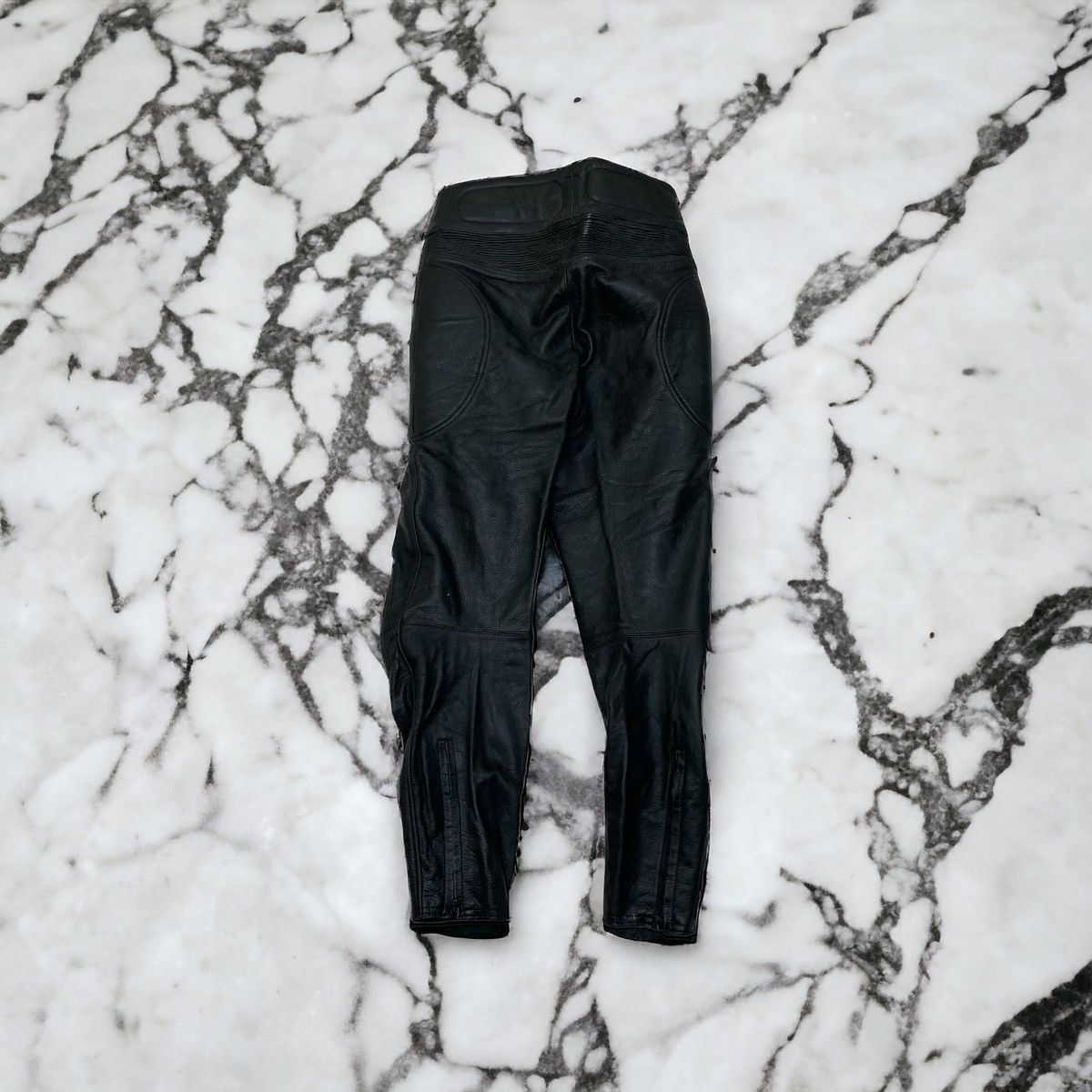 Japanese Brand × Vintage Vintage Genuine Leather 100% Cowhide Pant Size US 29 - 3 Thumbnail