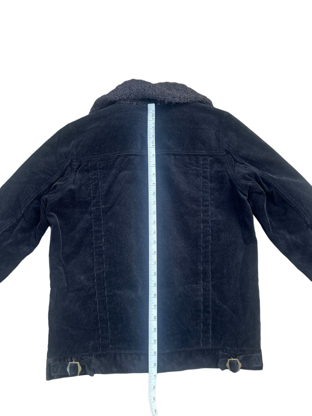 SHAREEF Shapel Japan High Neck Black Corduroy Trucker Jacket Size US M / EU 48-50 / 2 - 5 Thumbnail