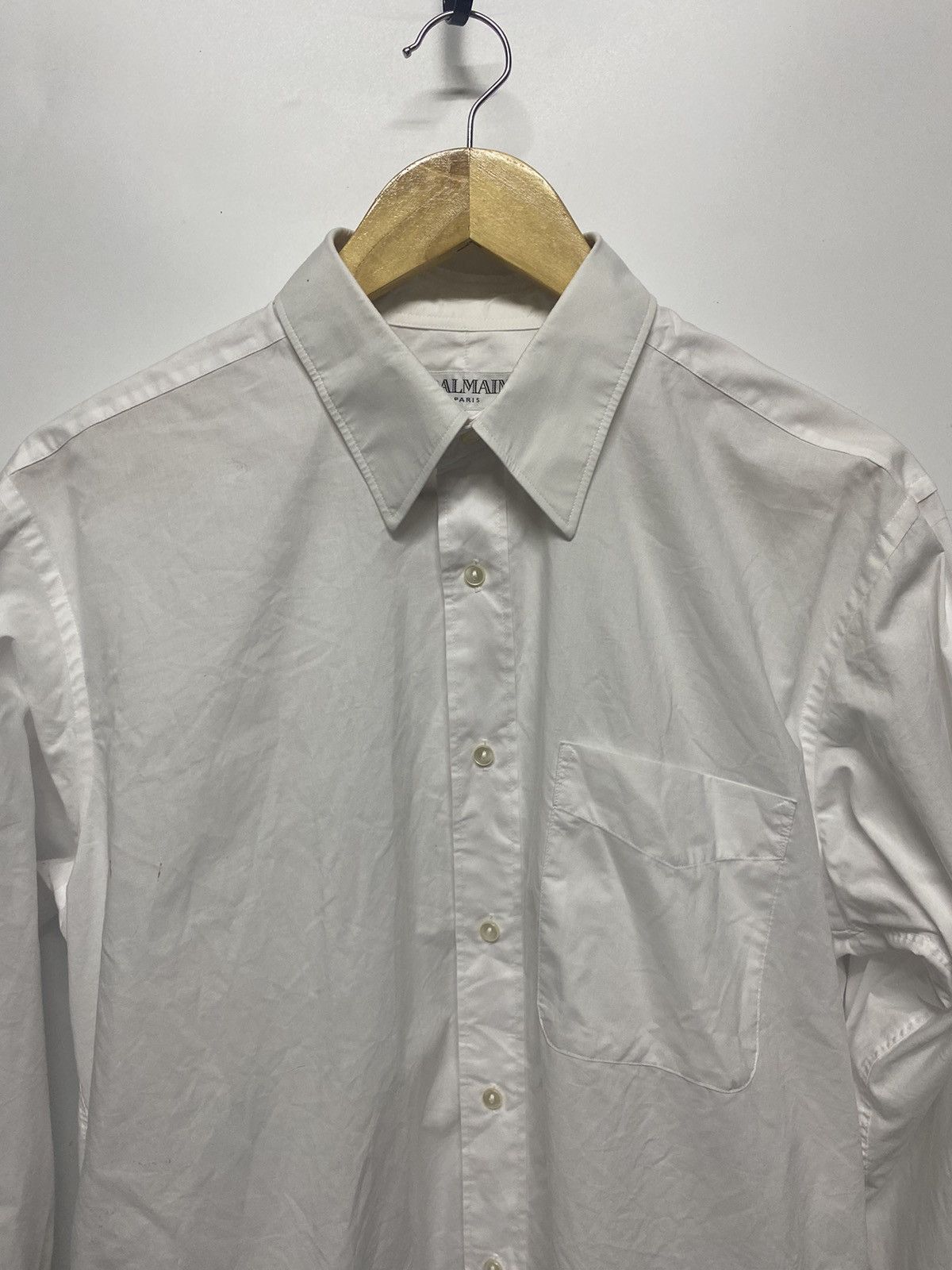 Balmain × Designer Balmain Paris Long Sleeve Shirts Size US L / EU 52-54 / 3 - 7 Thumbnail