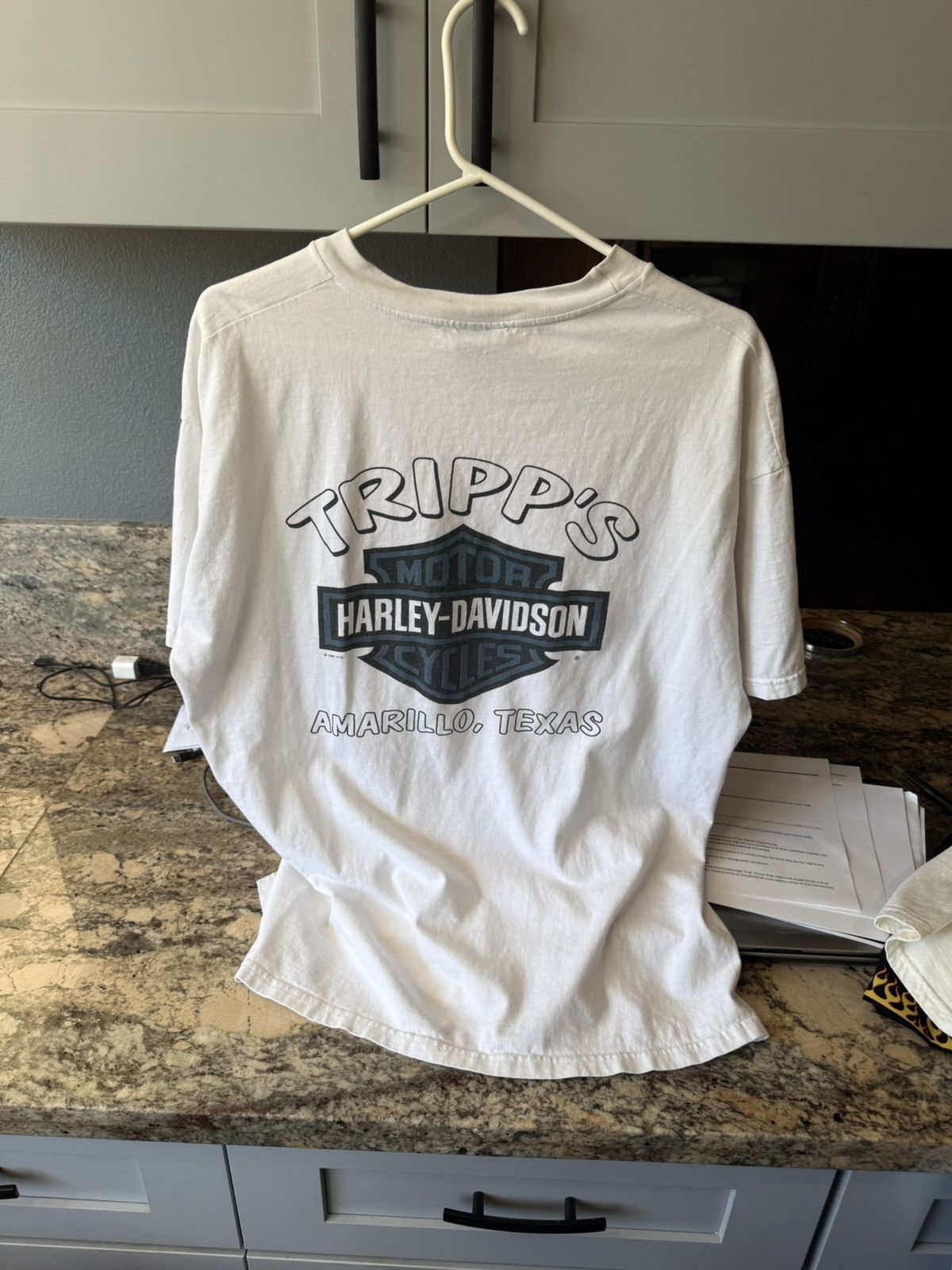 Harley Davidson Harley-Davidson Vintage Tee Size US XL / EU 56 / 4 - 1 Thumbnail