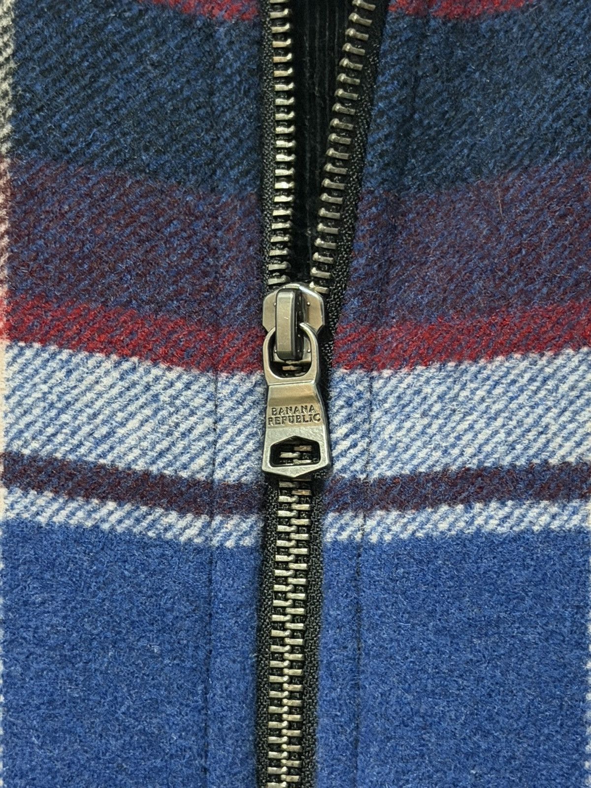 Banana Republic Banana Republic plaid zip up jacket Size US L / EU 52-54 / 3 - 2 Thumbnail