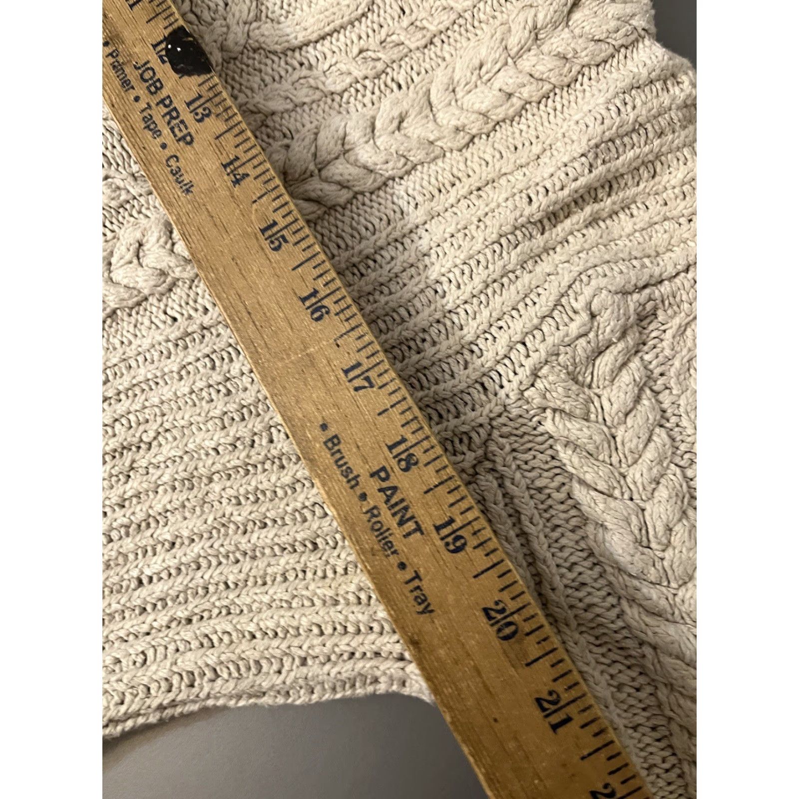 Ralph Lauren VINTAGE LAUREN RALPH LAUREN HAND KNIT CABLE SWEATER Silk Linen Cotton P/M Size M / US 6-8 / IT 42-44 - 5 Thumbnail