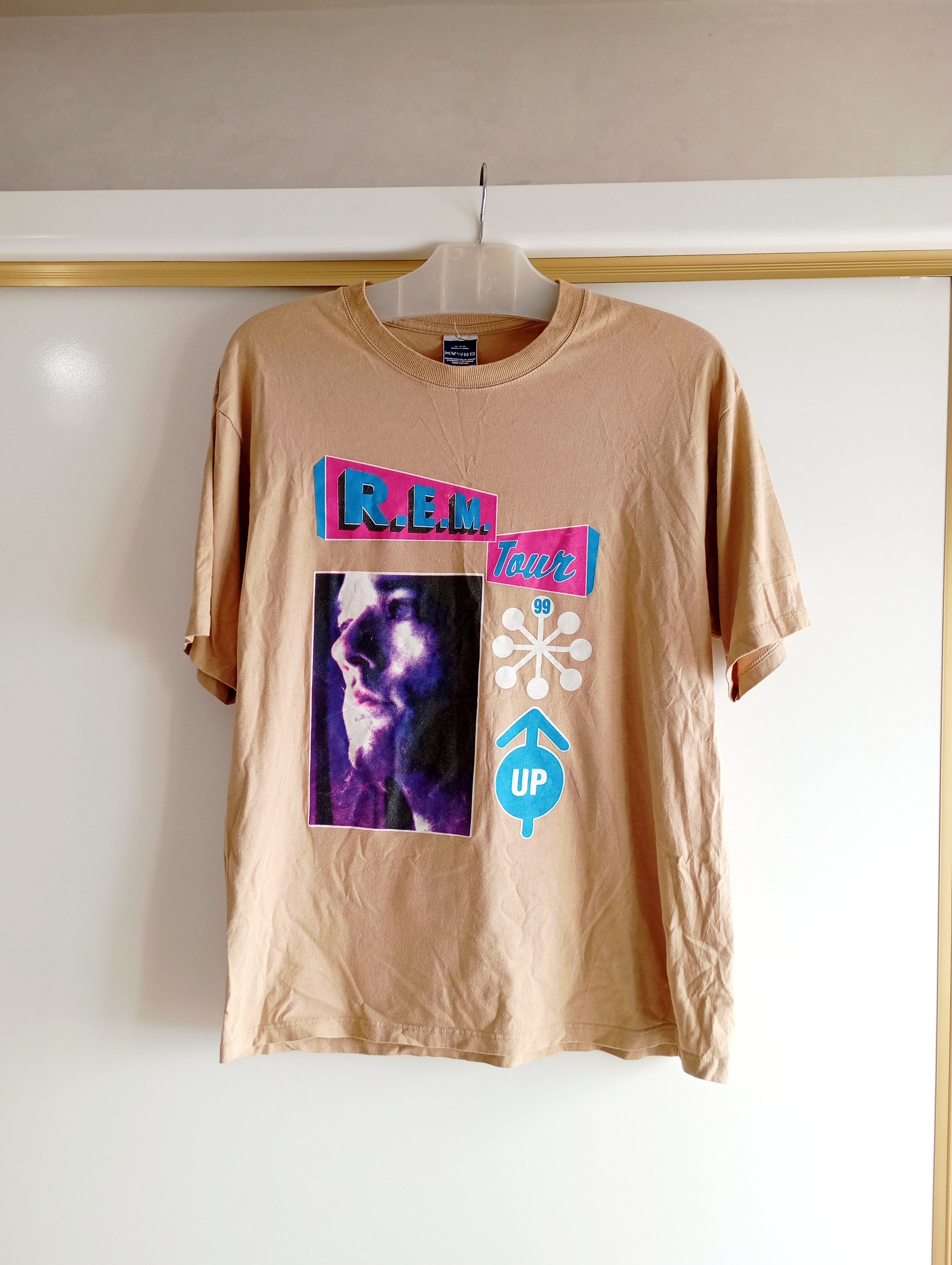 Band Tees *Rare* R.E.M 1999 Rock Band Tour Tshirt Size US M / EU 48-50 / 2 - 2 Thumbnail