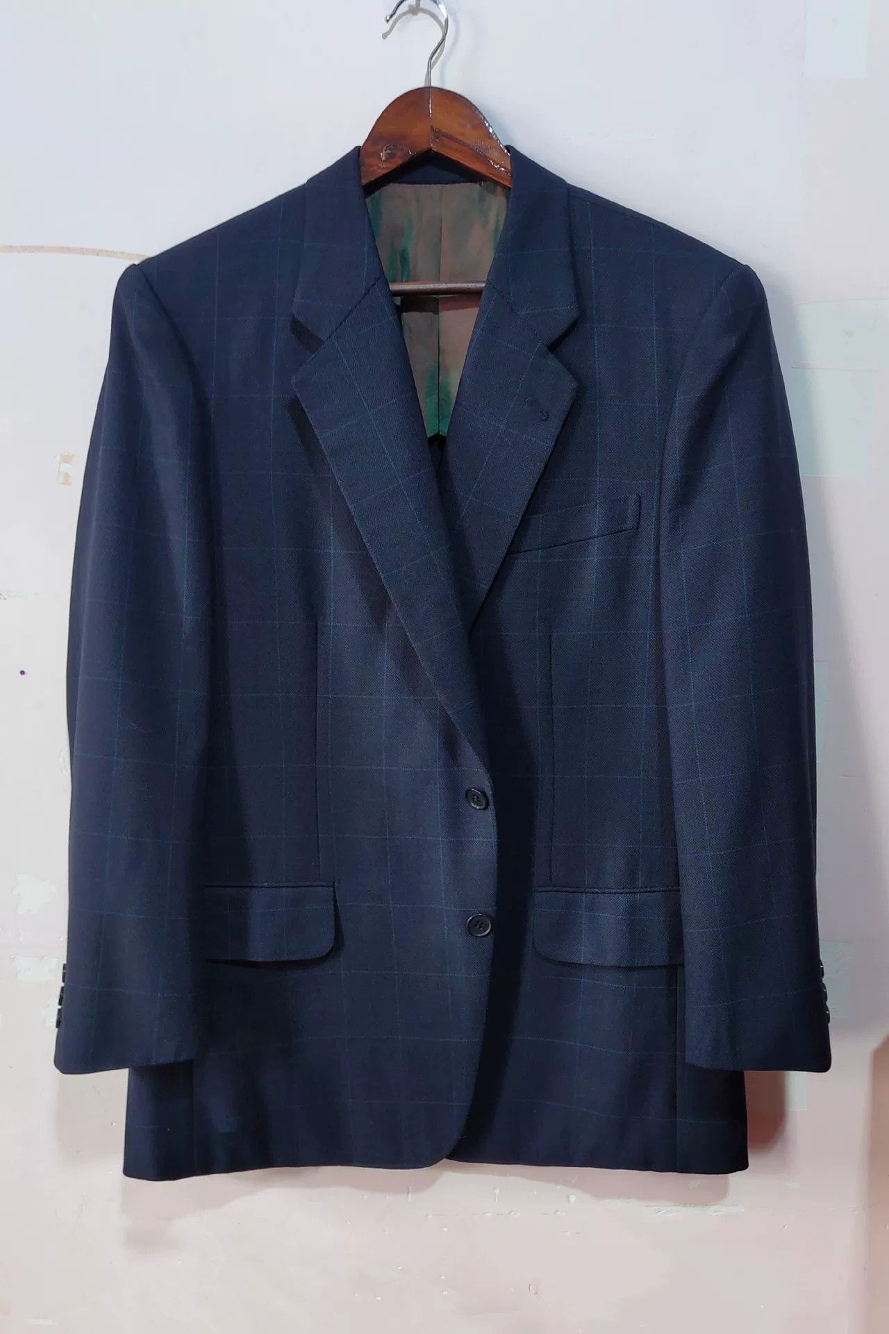 Japanese Brand Custom British Wool Suit by H. Lesser Size US L / EU 52-54 / 3 - 1 Thumbnail