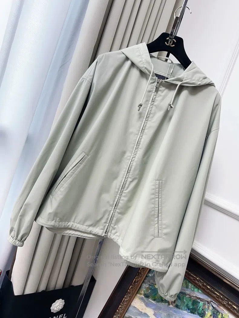 Loro Piana Loro Piana Windproof and rainproof jacket, sage green, lig Size M / US 6-8 / IT 42-44 - 1 Thumbnail