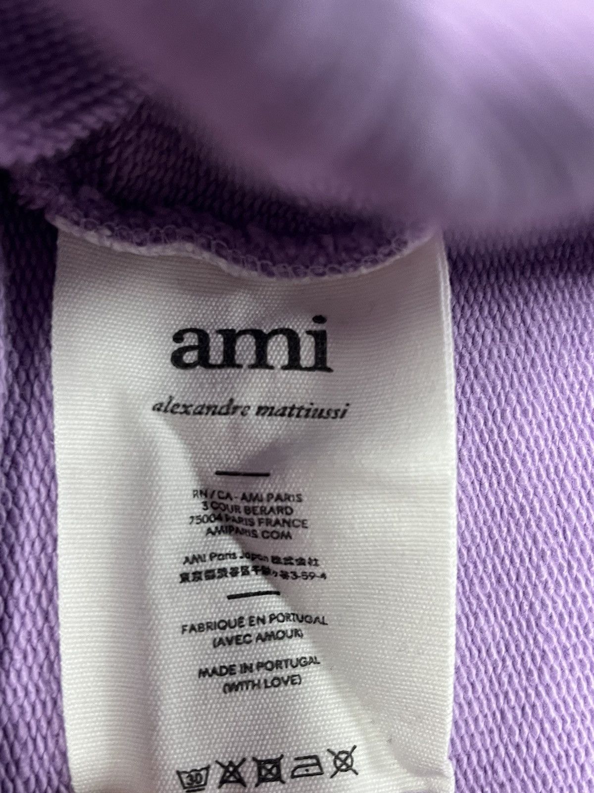 AMI AMI Paris Alexandre Mattiussi Big Heart Hoodie Sweatshirt Size US L / EU 52-54 / 3 - 3 Thumbnail