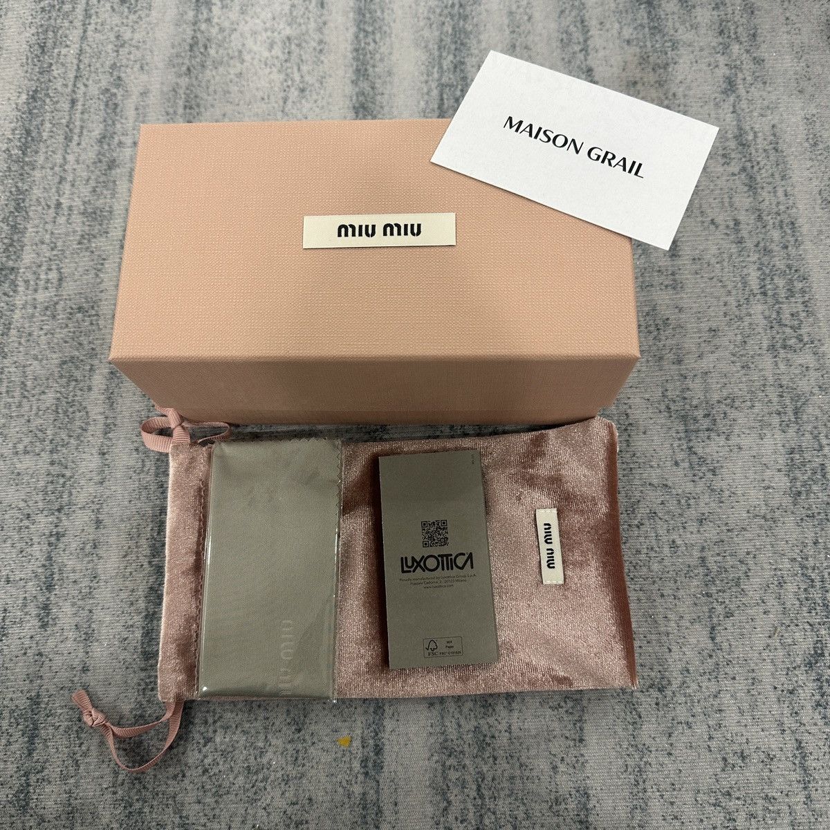 Miu Miu MIU MIU 0MU A51S ZVN10P SUNGLASSES Size ONE SIZE - 12 Thumbnail