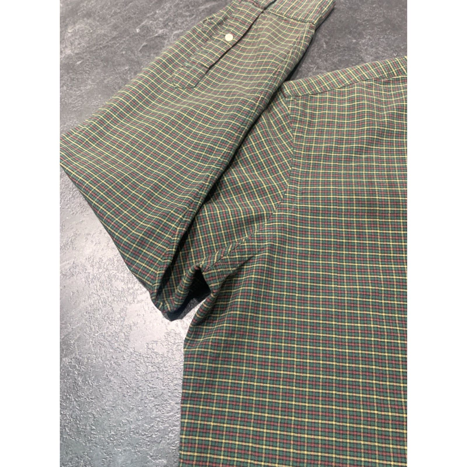 Polo Ralph Lauren Polo Ralph Lauren Plaid Button-Up Shirt Mens Large Green Long Sleeve Casual Cotton Size US L / EU 52-54 / 3 - 6 Thumbnail
