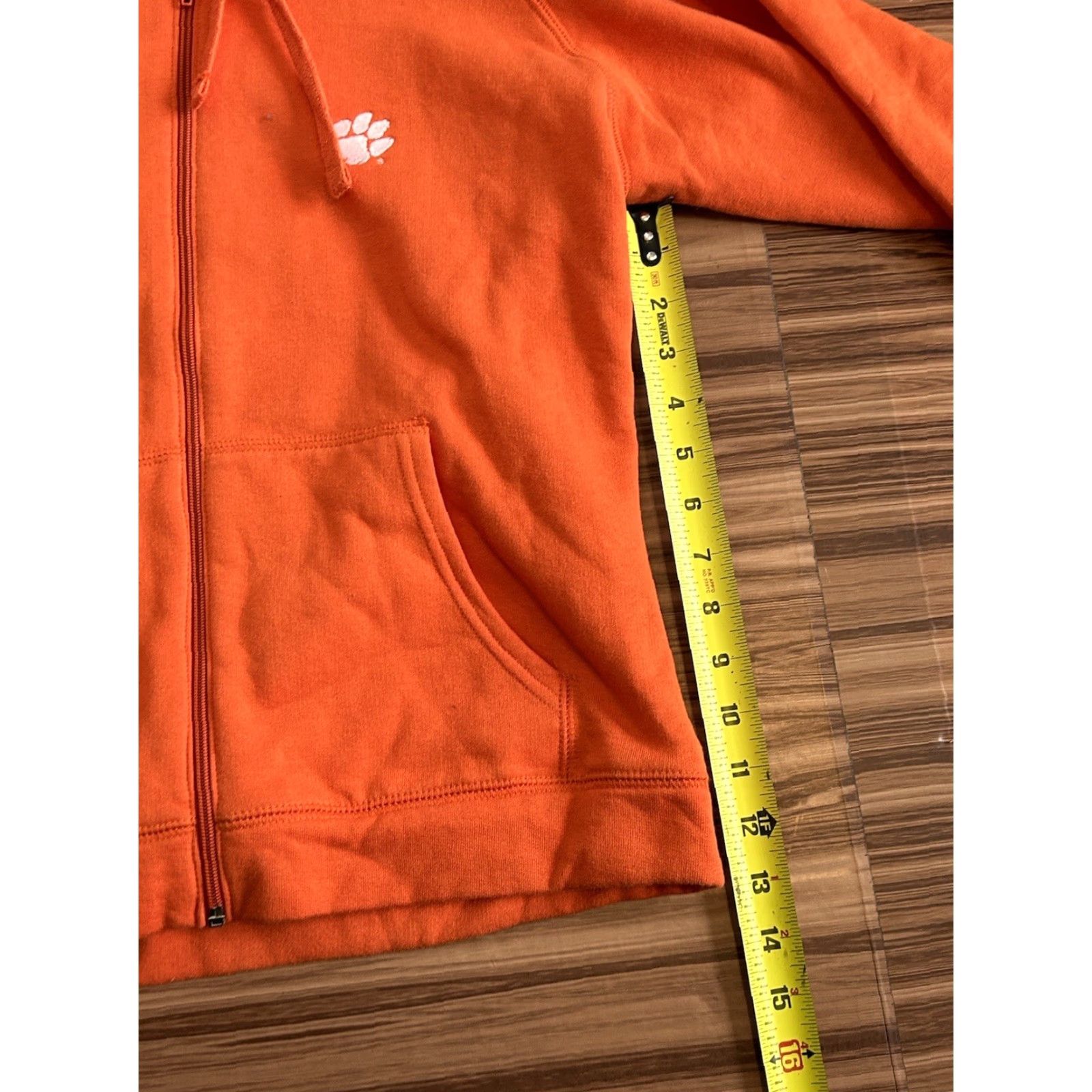 NCAA NCAA Clemson Antigua Full Zip Hoodie Women Orange Medium Size M / US 6-8 / IT 42-44 - 3 Thumbnail