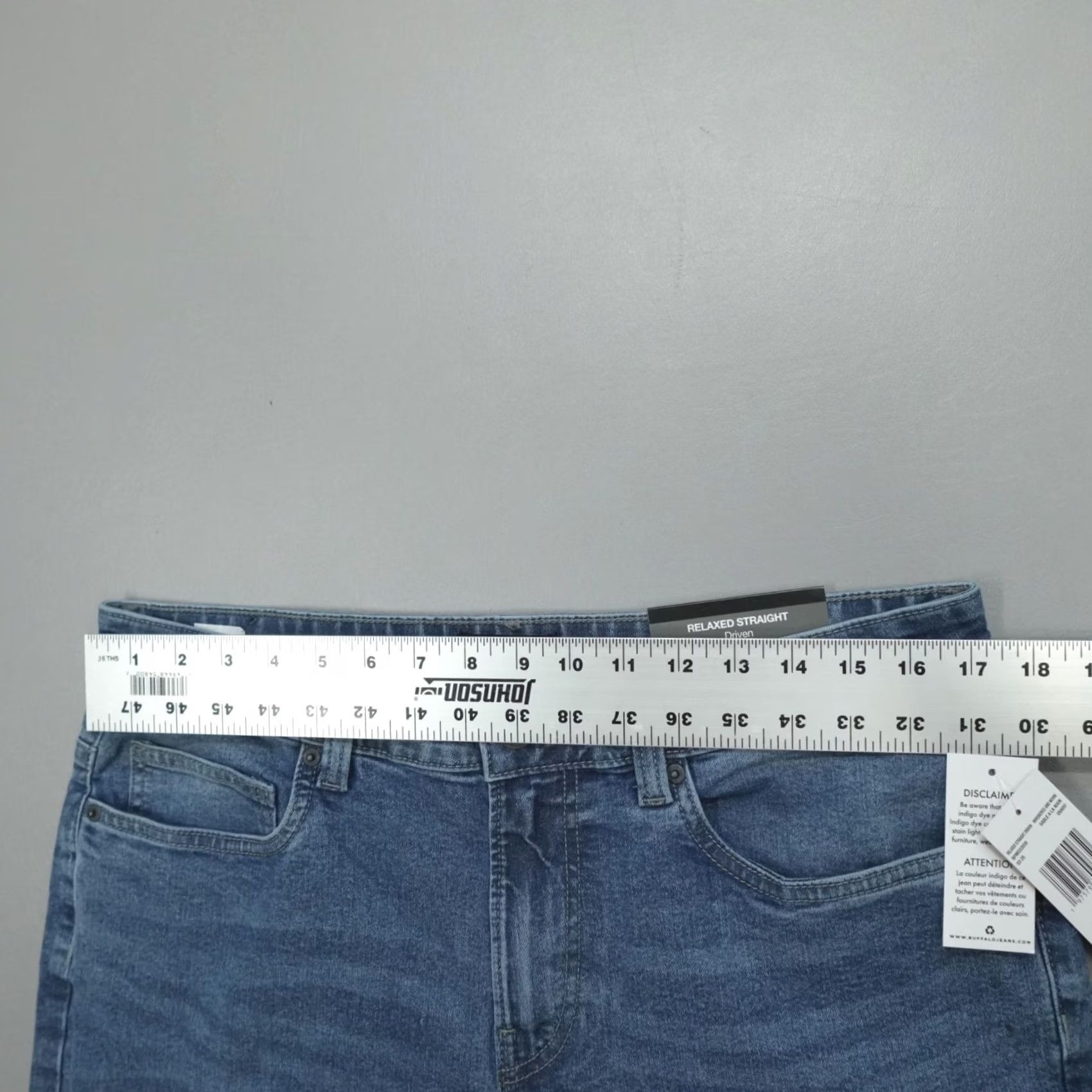 Buffalo David Bitton Buffalo David Bitton Jeans Relaxed Straight Jeans Men Size 32x32 Blue Denim 5-Pocket Design Stretch Comfort Autumn Winter Summer Spring Mens Size US 34 / EU 50 - 5 Thumbnail