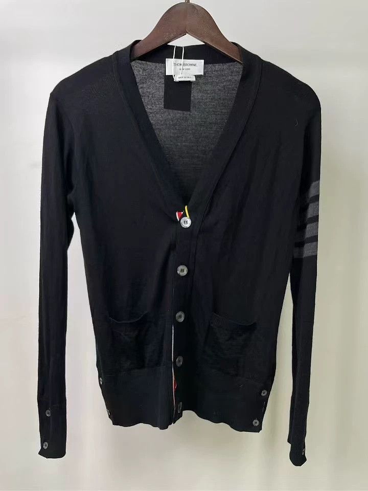 Thom Browne Thom Browne size1 Four barbed knit sweater Size US S / EU 44-46 / 1 - 1 Thumbnail