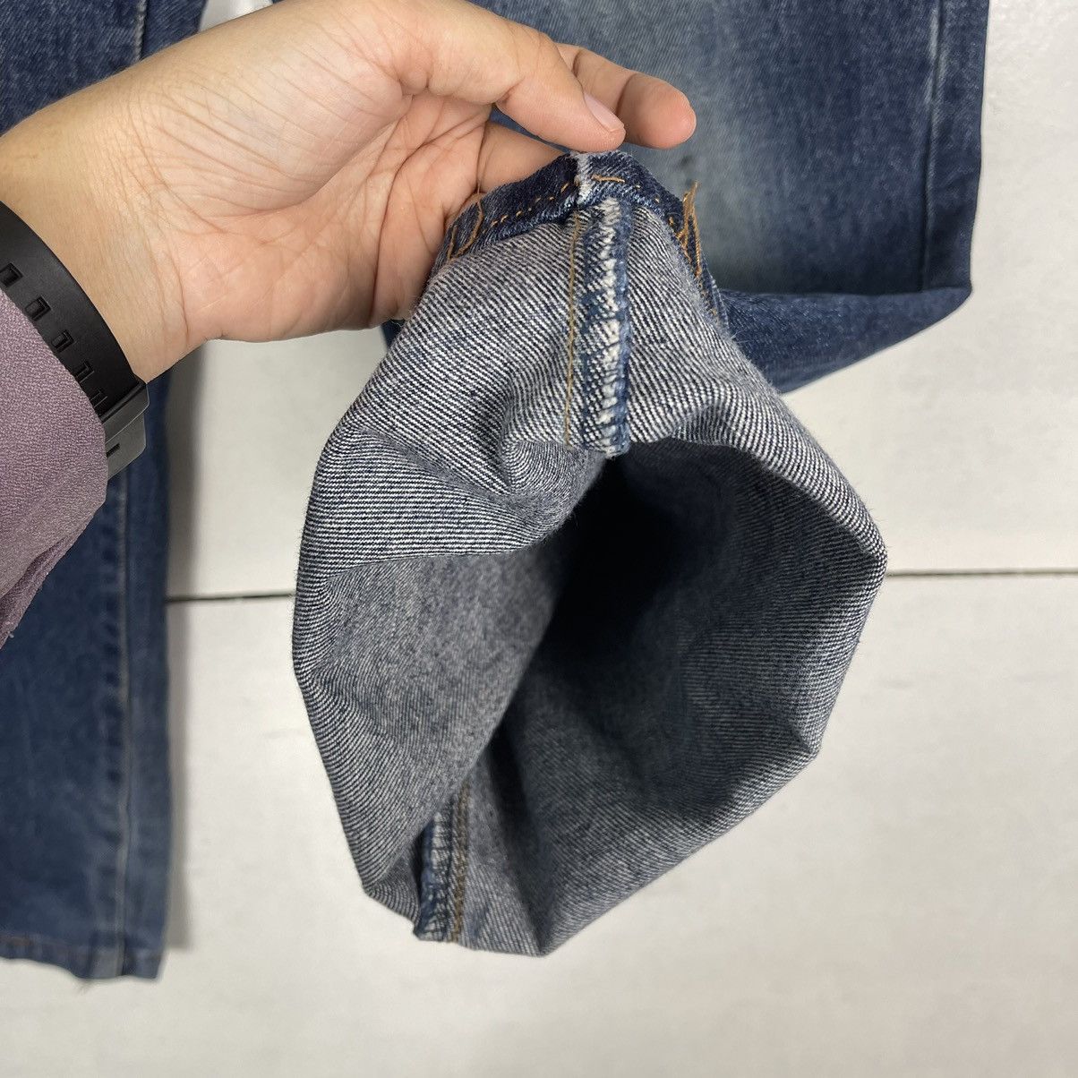 GOSTAR DE FUGA Blue Denim Jeans Machope Distressed Jeans Size US 30 / EU 46 - 12 Thumbnail