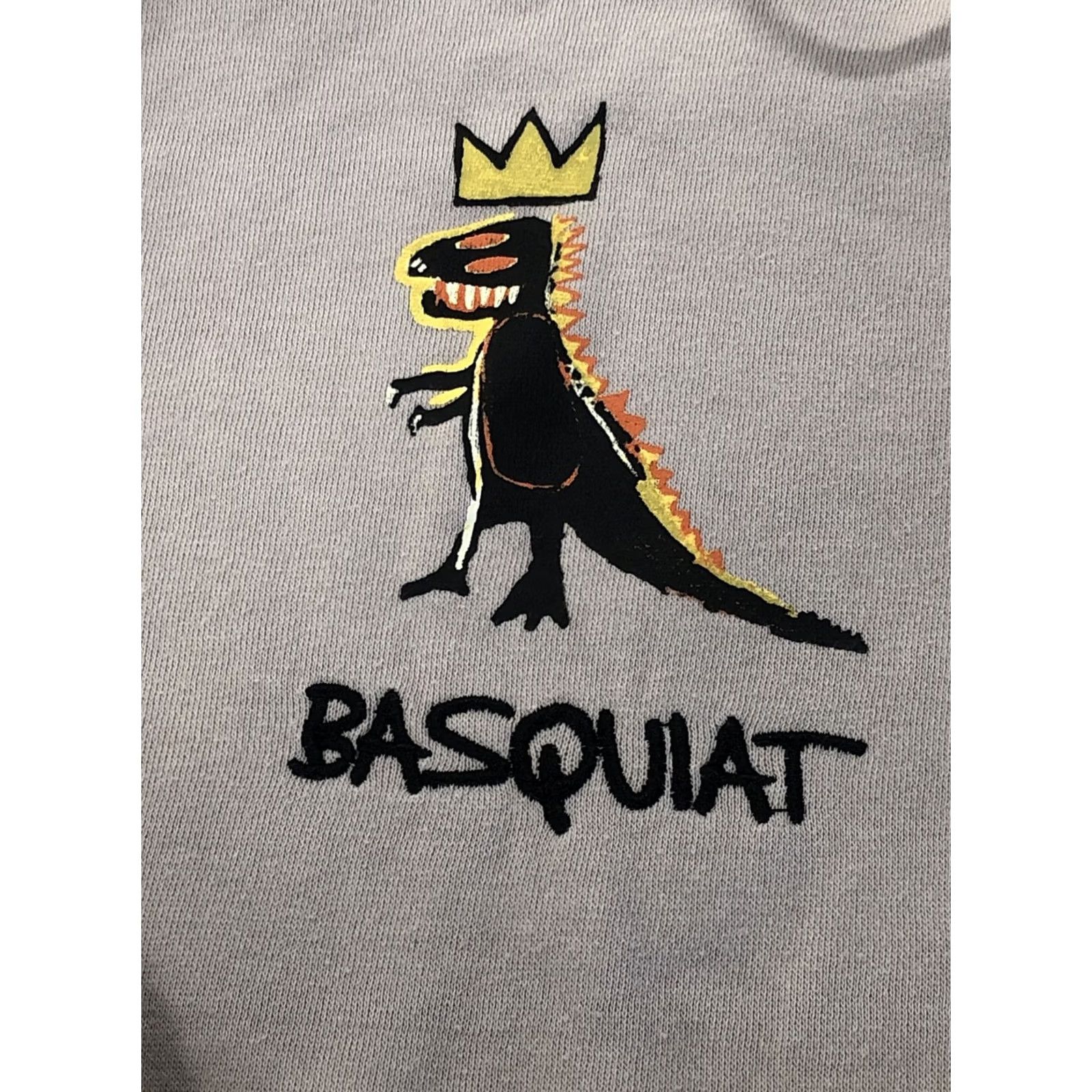 Vintage VINTAGE Basquiat Jean Michael Art Hoodie Small Mens Tan S Art 90s? Size US S / EU 44-46 / 1 - 2 Thumbnail
