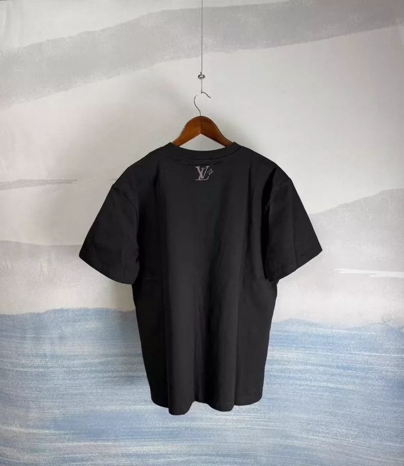 Louis Vuitton Louis Vuitton Louis Vuitton Black Short Sleeve Shirt-2506 Size US XL / EU 56 / 4 - 2 Thumbnail