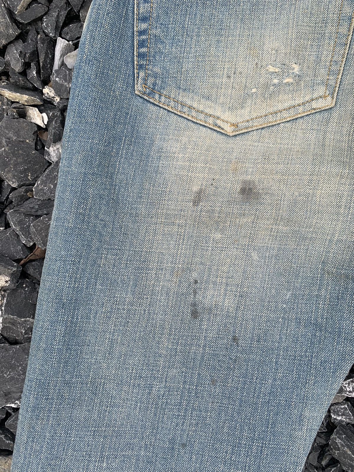 Kapital Nano Universe Mudwash Faded&Rusty Japanese Distressed Denim Size US 31 - 11 Thumbnail