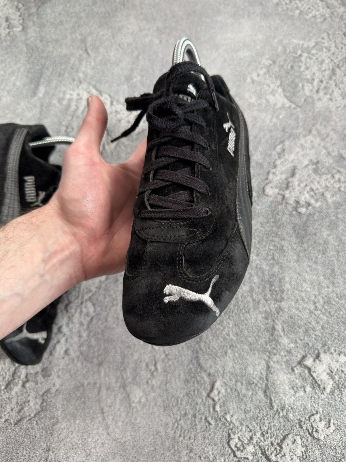 Puma Puma SpeedCat US8/EUR41 black suede low top sneakers shoes Size US 8 / EU 41 - 8 Thumbnail