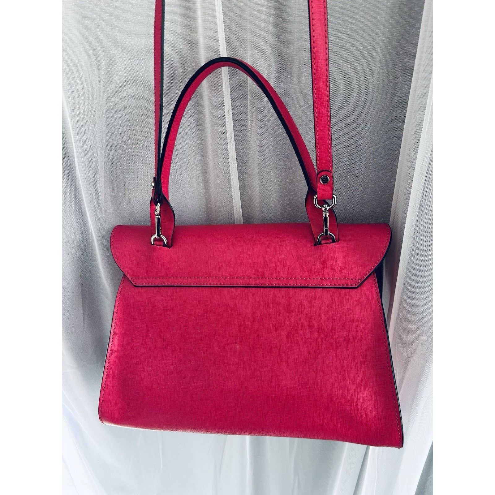 Gianni Chiarini NWT Gianni Chiarini Dua Handbag Hot Pink Bag Italy Metallic Size ONE SIZE - 19 Thumbnail