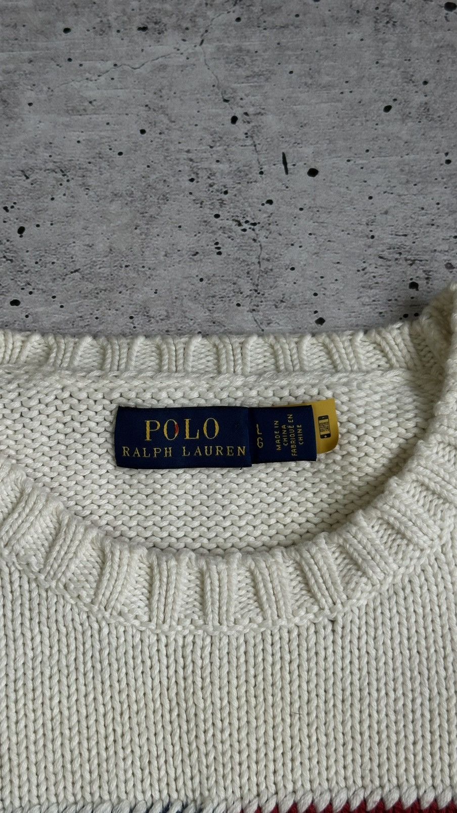 Polo Ralph Lauren Women's Polo Ralph Lauren American Flag Knit Sweater Size L / US 10 / IT 46 - 7 Thumbnail