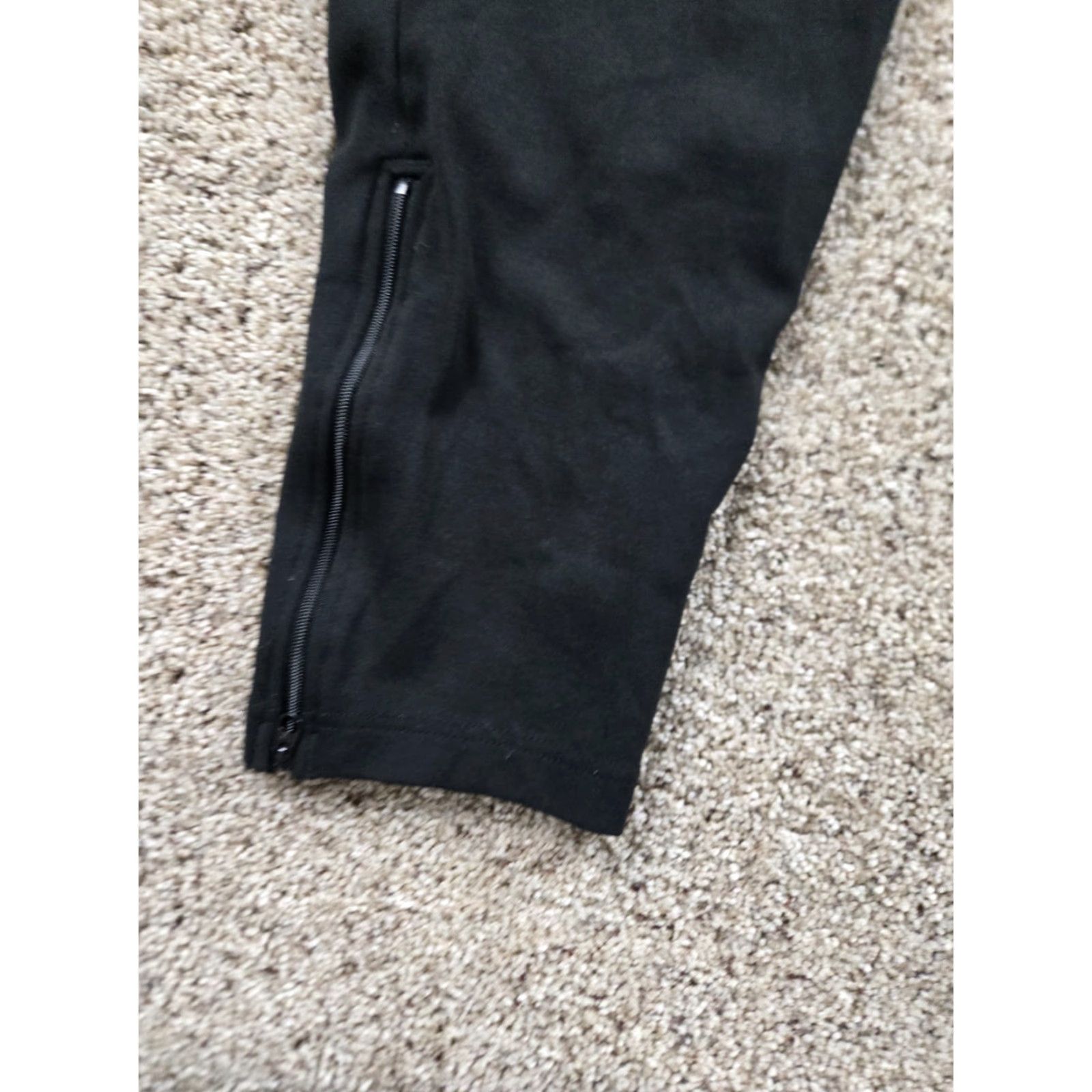Vintage VINTAGE REI Jogger Sweatpants Pants Men's XL Black USA Made Zip Ankles Tapered Pockets Elastic Waist Knit Nylon Solid Athletic Activewear Size US 36 / EU 52 - 3 Thumbnail