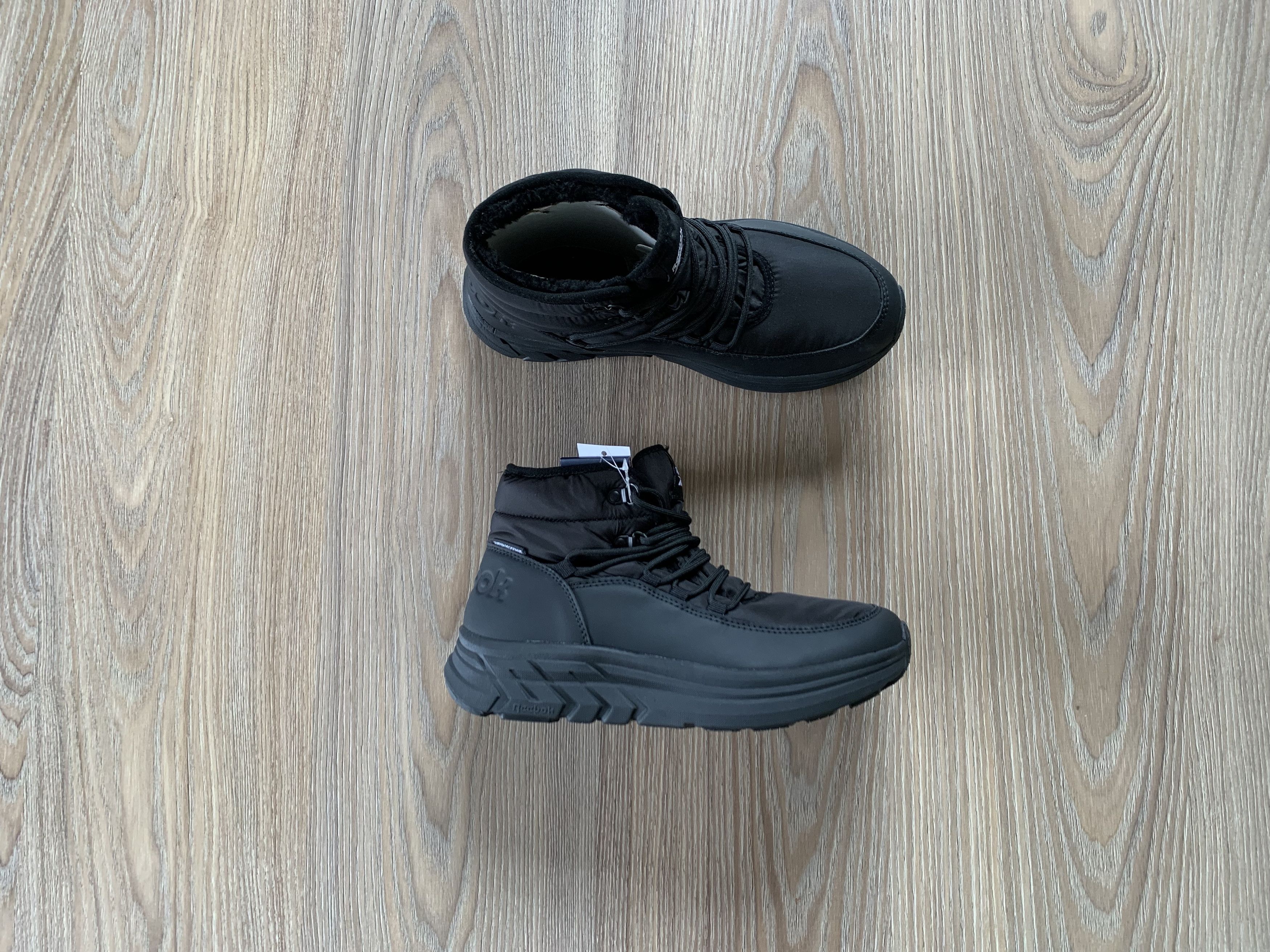 Reebok Reebok Warm Winter Black Hi Top Sneakers H1-048 WW Size US 10 / IT 40 - 1 Thumbnail