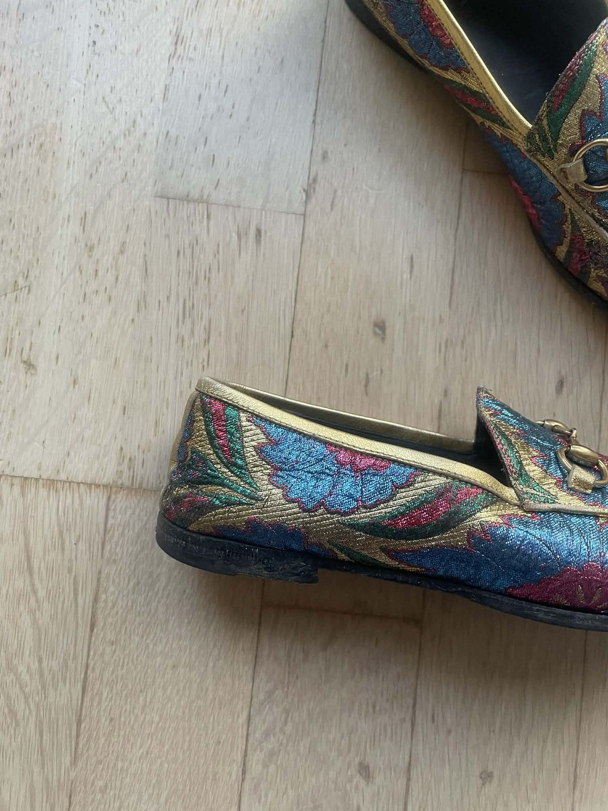 Gucci Mocasins gucci brocate luxury very rare item vintage LASTT Size US 6 / IT 36 - 5 Thumbnail