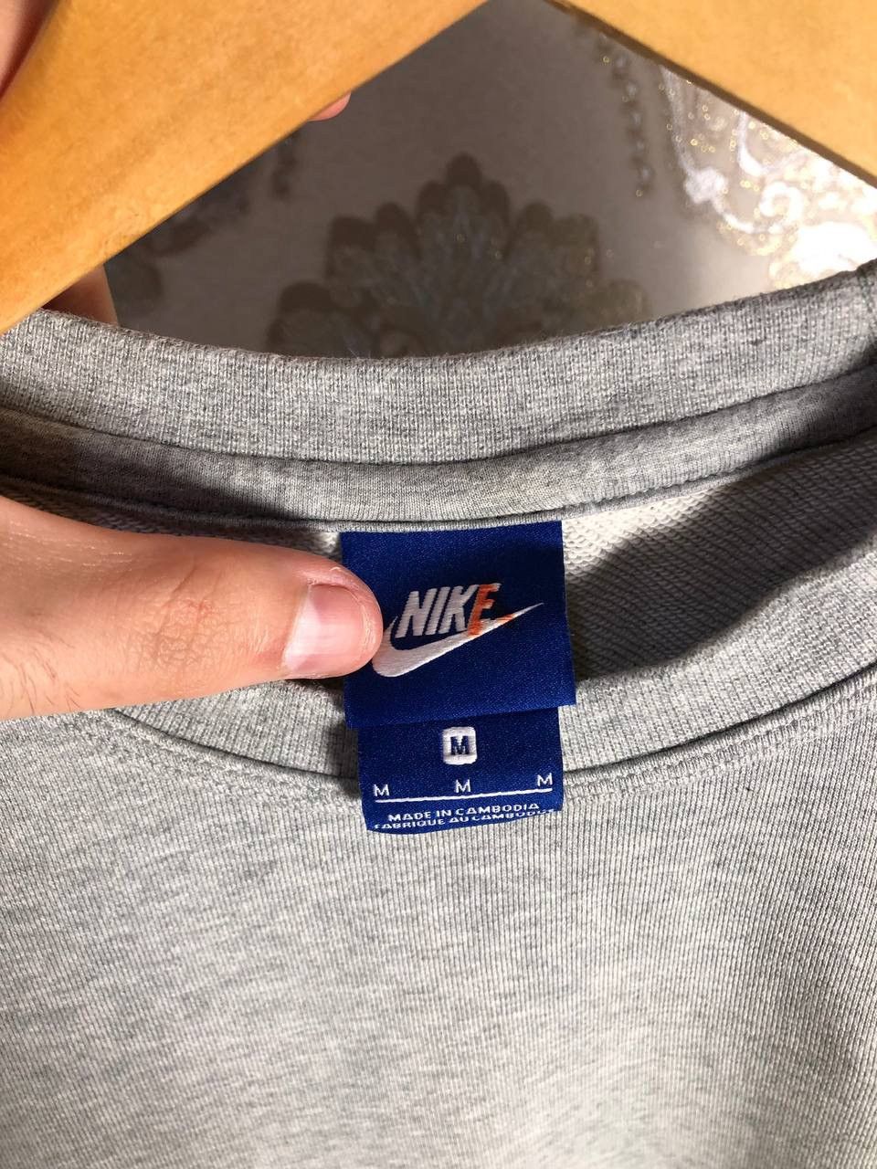 Nike × Vintage VERY RARE NIKE SWEATSHIRTS SWOOSH RETRO DRILL JAPAN STYLE Size US M / EU 48-50 / 2 - 3 Thumbnail