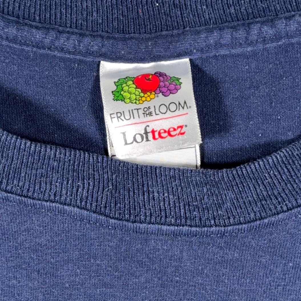 Fruit Of The Loom VINTAGE Gunther Toody's Diner Shirt T-Shirt Adult XL Blue 1950s USA 90s Mens Size US XL / EU 56 / 4 - 5 Thumbnail