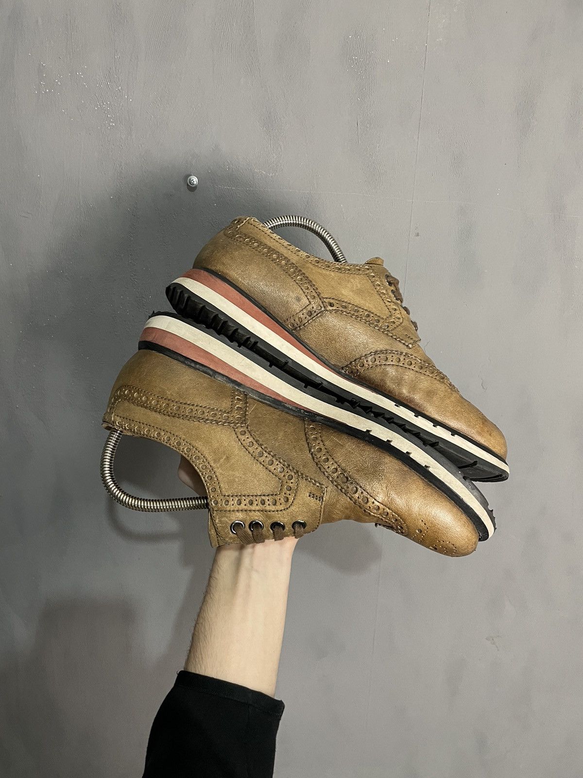Prada Prada Leather Shoes Sneakers Size US 8.5 / EU 41-42 - 6 Thumbnail