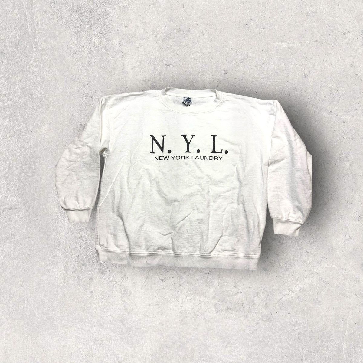 Vintage Vintage New York Laundry sweatshirt Size US L / EU 52-54 / 3 - 1 Thumbnail