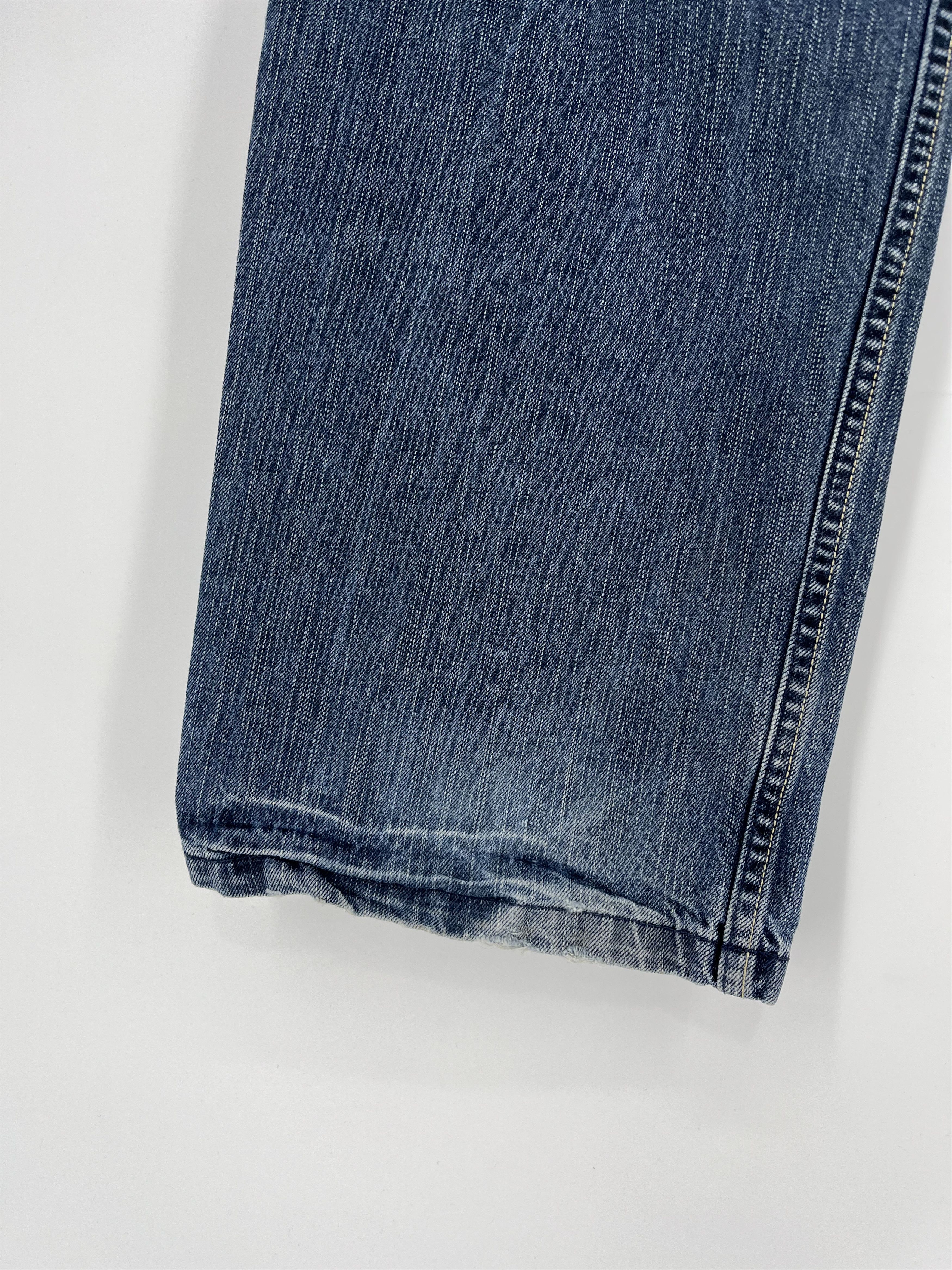Japanese Brand Vintage Karl Kani Baggy Rap Jeans Rivet Stud Big Logo Size34 Size US 34 / EU 50 - 13 Thumbnail