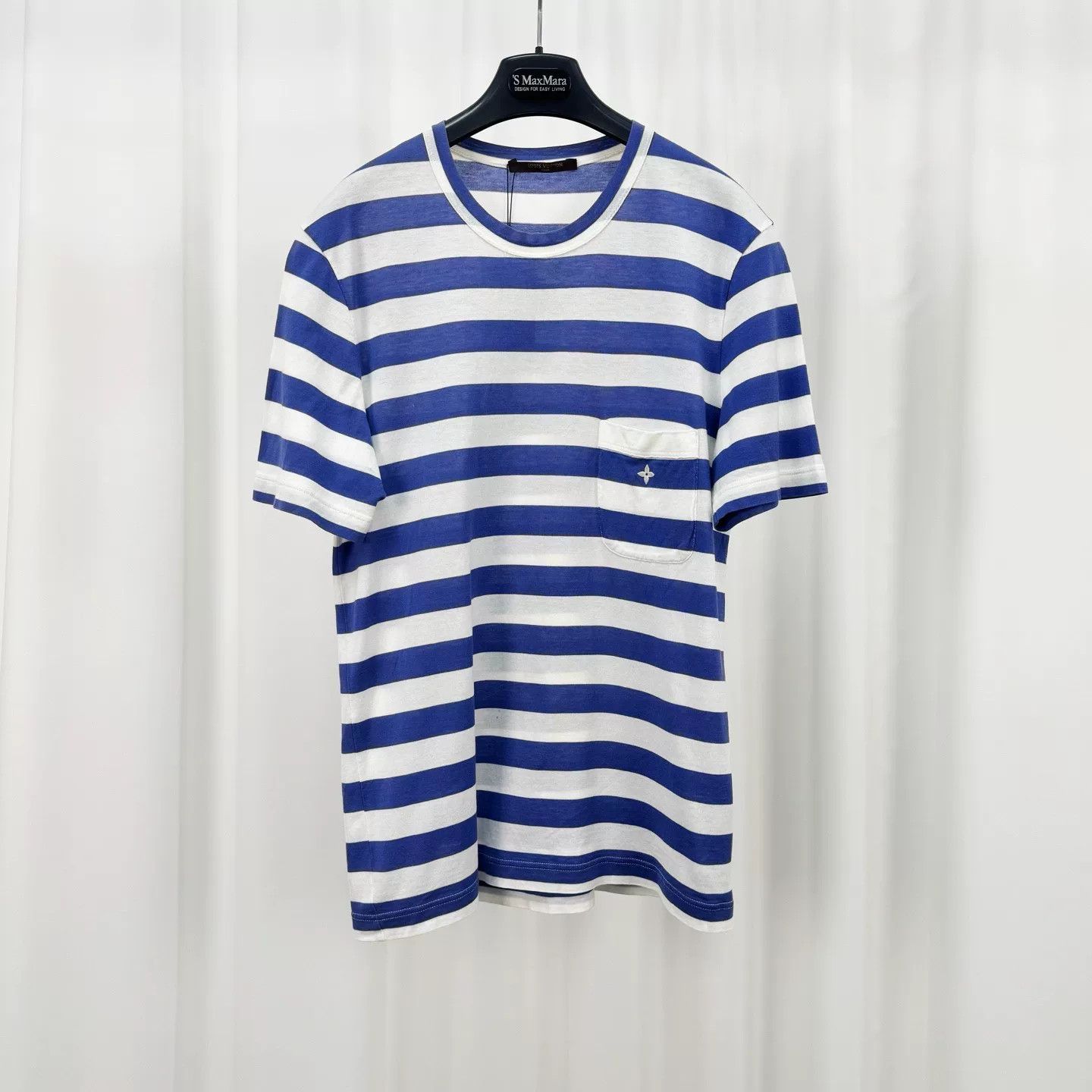 Louis Vuitton Louis Vuitton Striped Embroidered Monogram Short-Sleeve Size US M / EU 48-50 / 2 - 1 Thumbnail