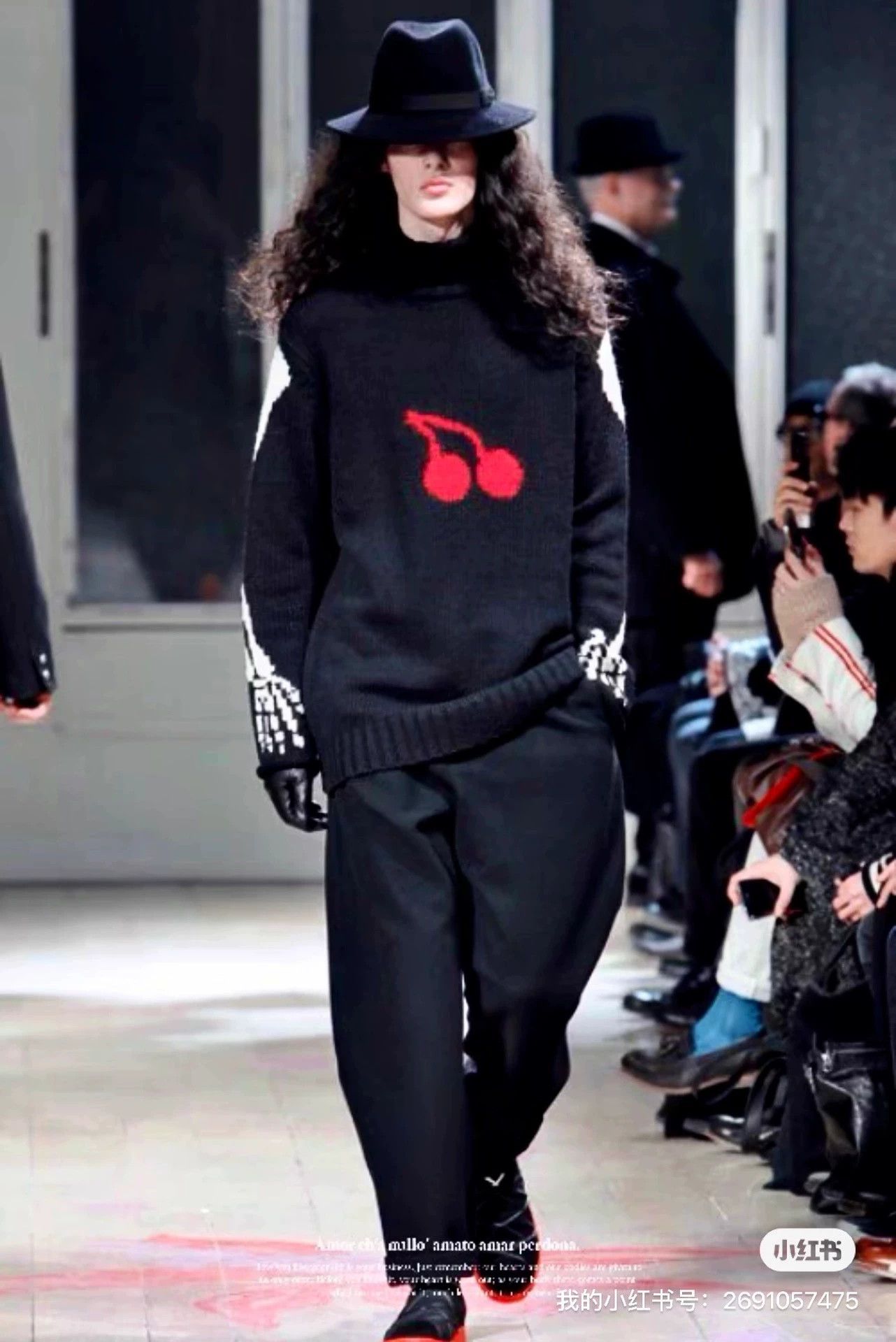 Yohji Yamamoto Yohji Yamamoto 11AW Cherry Bone Skeleton Sweater Size US M / EU 48-50 / 2 - 8 Thumbnail