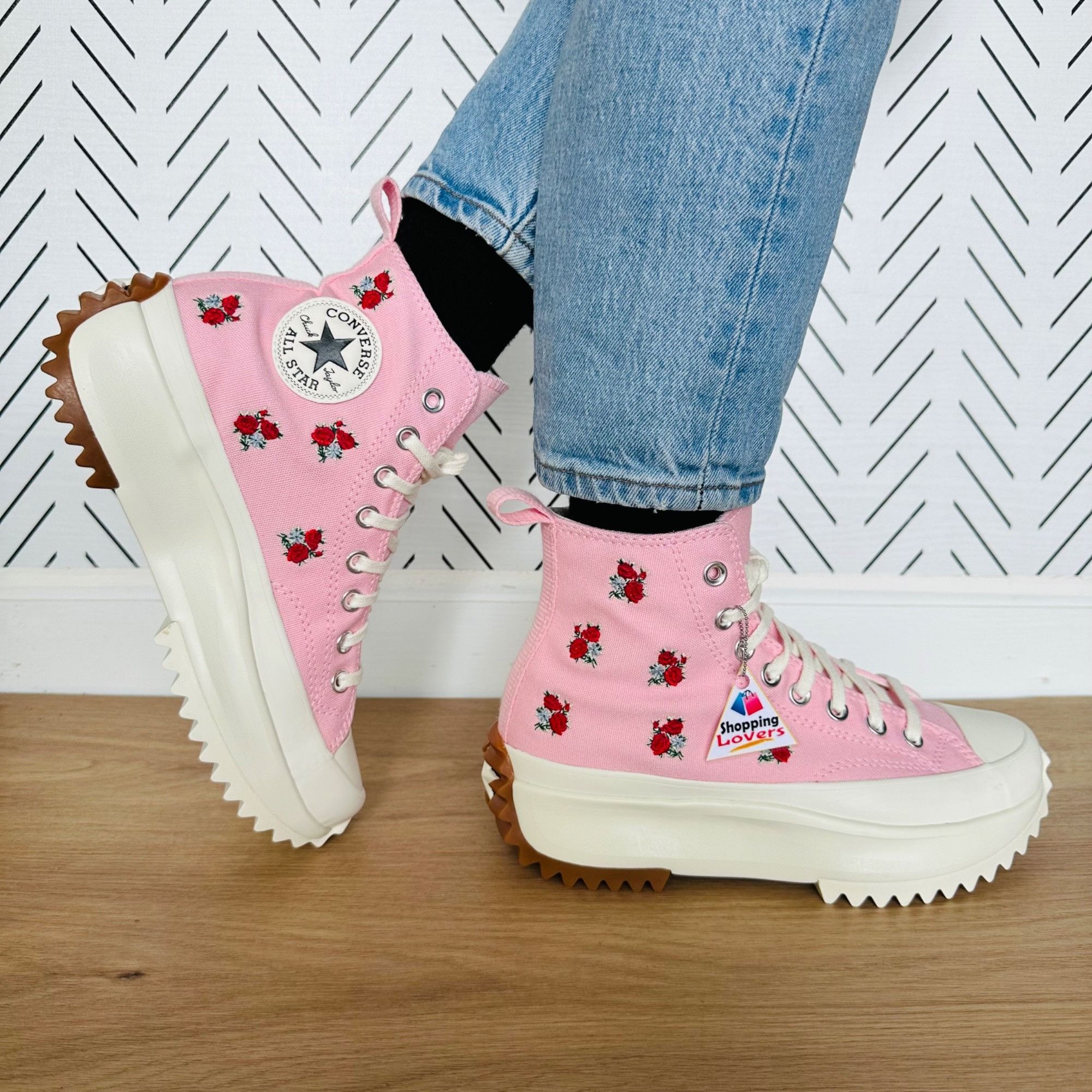 Sneakers Converse Star Hike Rose Converse Run Star Hike Rose Montante