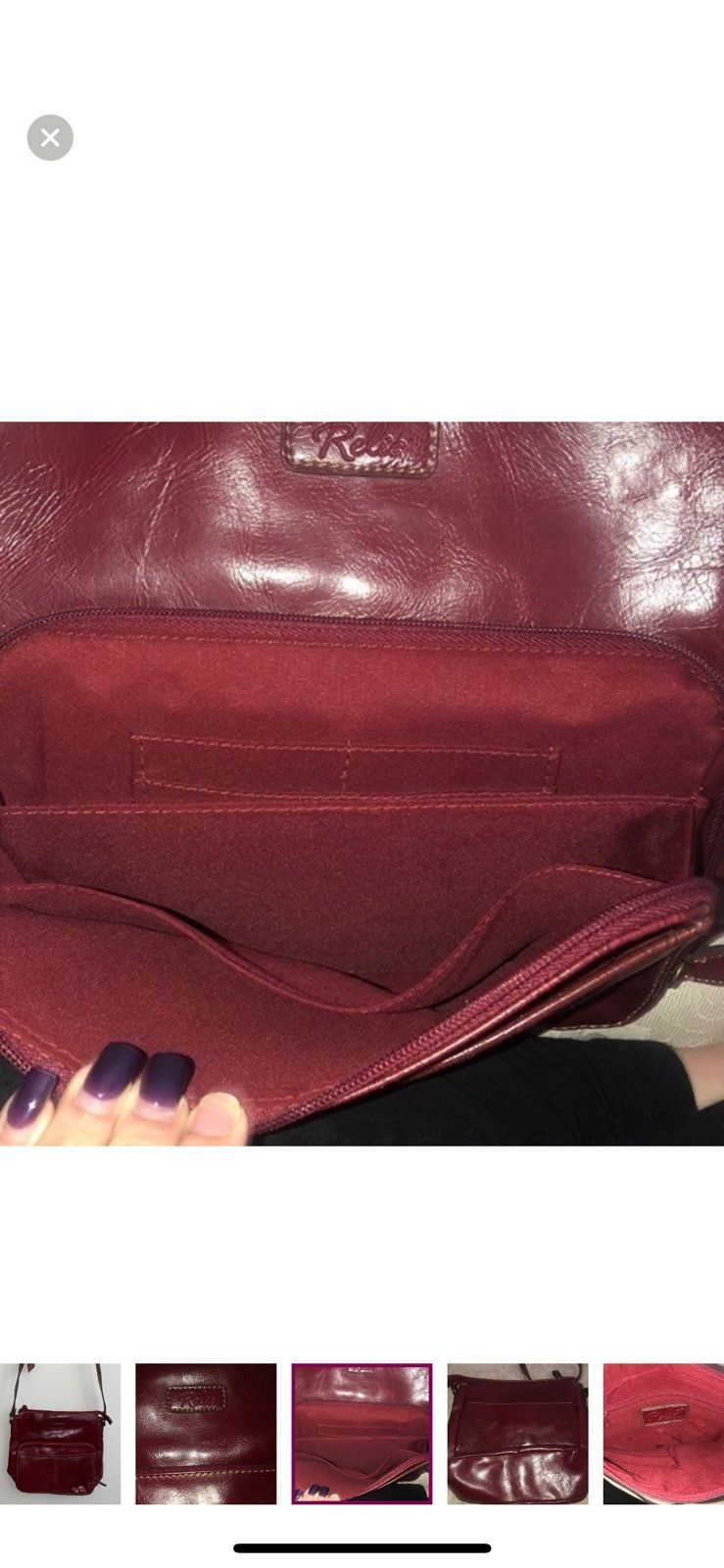 Relic Relic by fossil maroon crossbody bag Size ONE SIZE - 4 Thumbnail