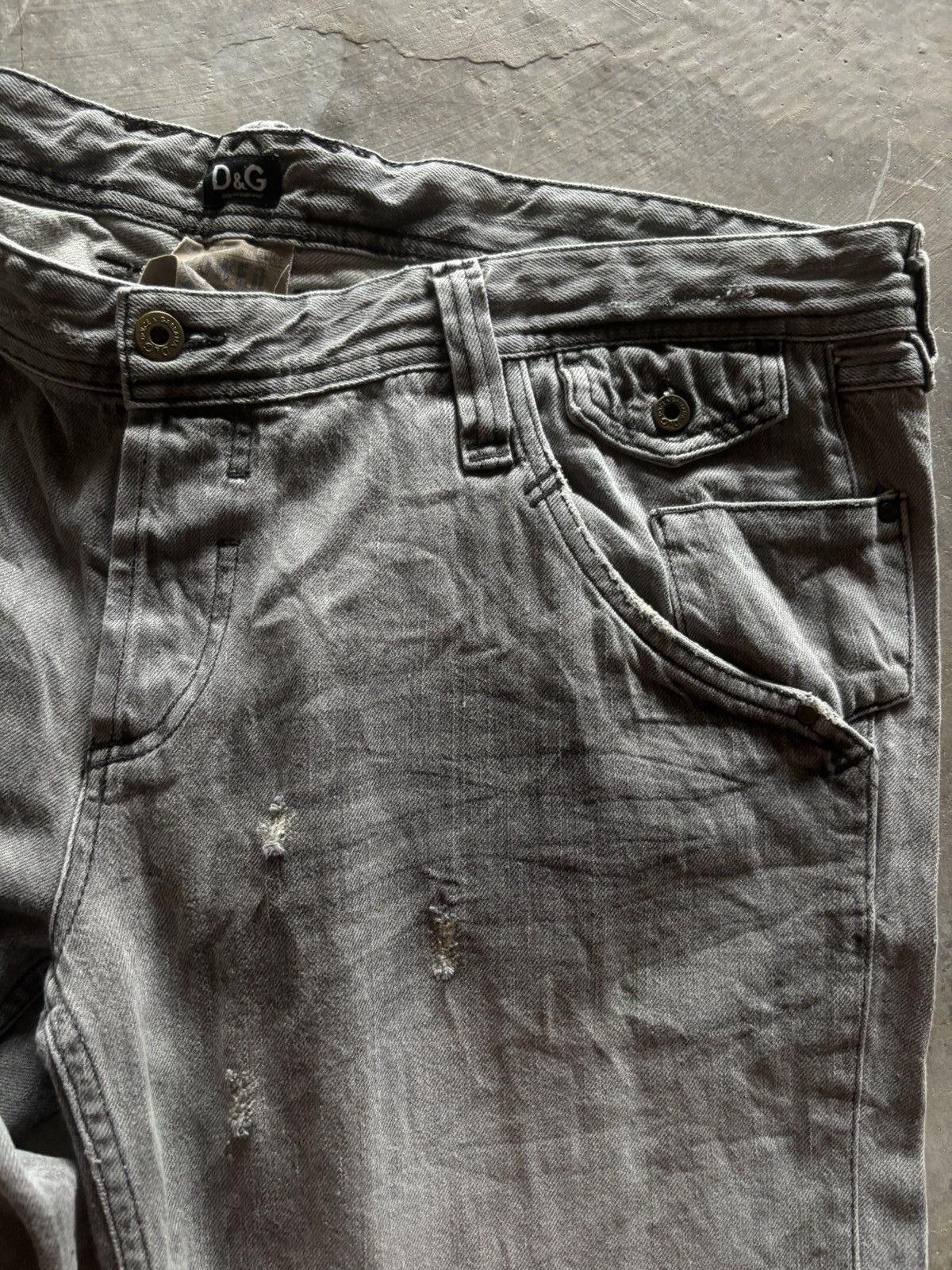 Dolce & Gabbana DOLCE & GABBANA distressed designer jeans Size US 42 / EU 58 - 9 Thumbnail