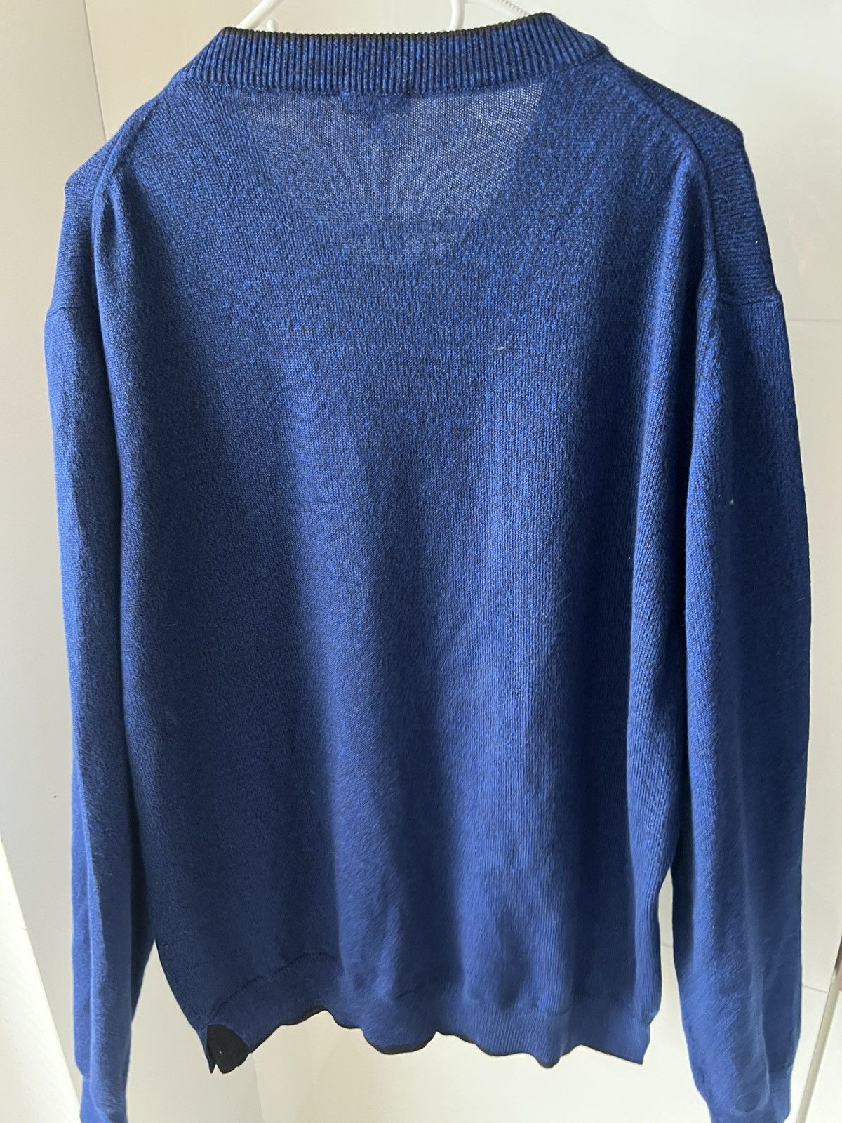 Kenzo Rare Wool Kenzo Embroidered Logo Luxuxry Blue Sweater Size US XXL / EU 58 / 5 - 9 Thumbnail