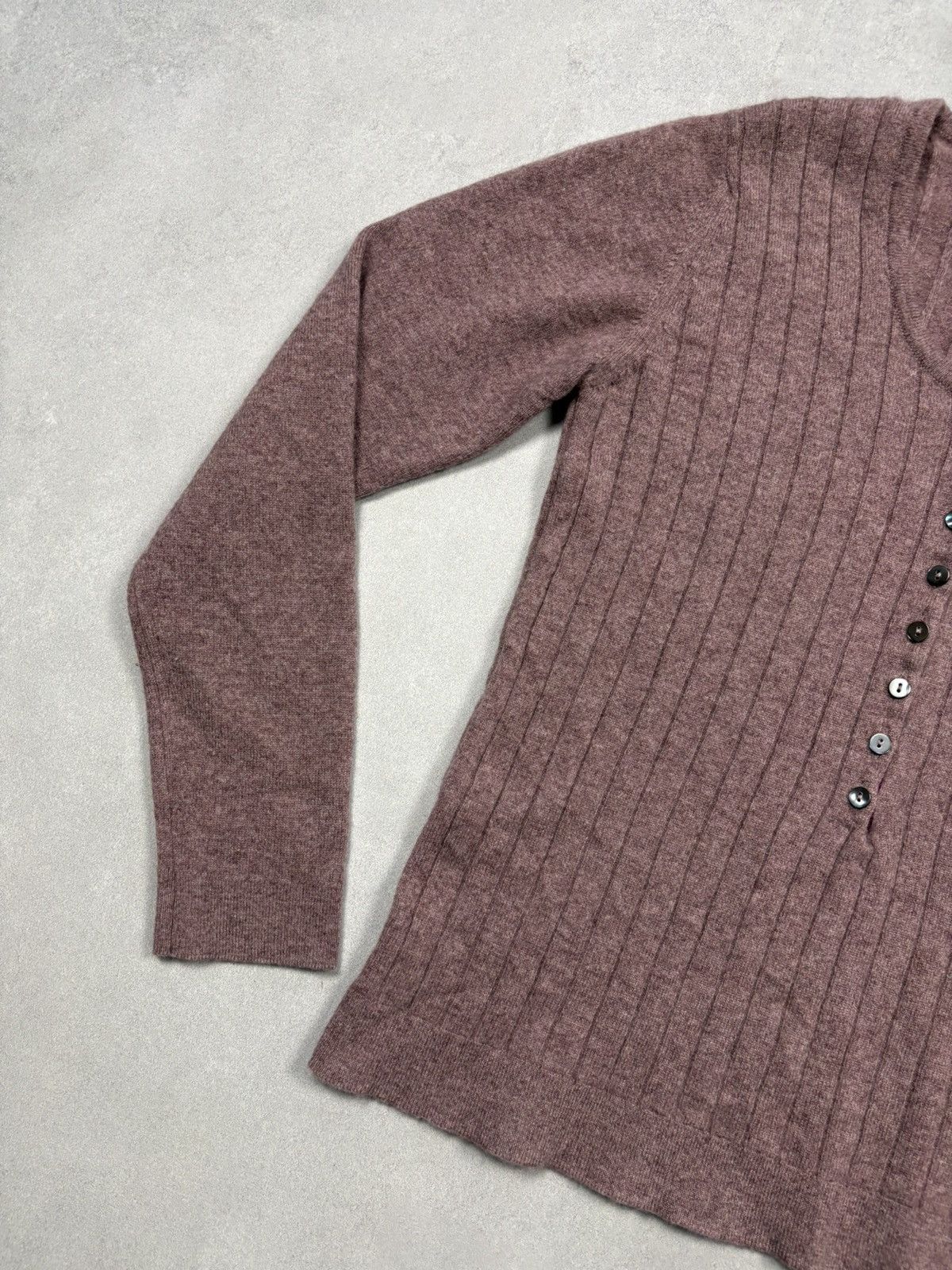 Other Brora Scottish Cashmere Knit Button Sweater Soft Cardigan Size S / US 4 / IT 40 - 3 Thumbnail