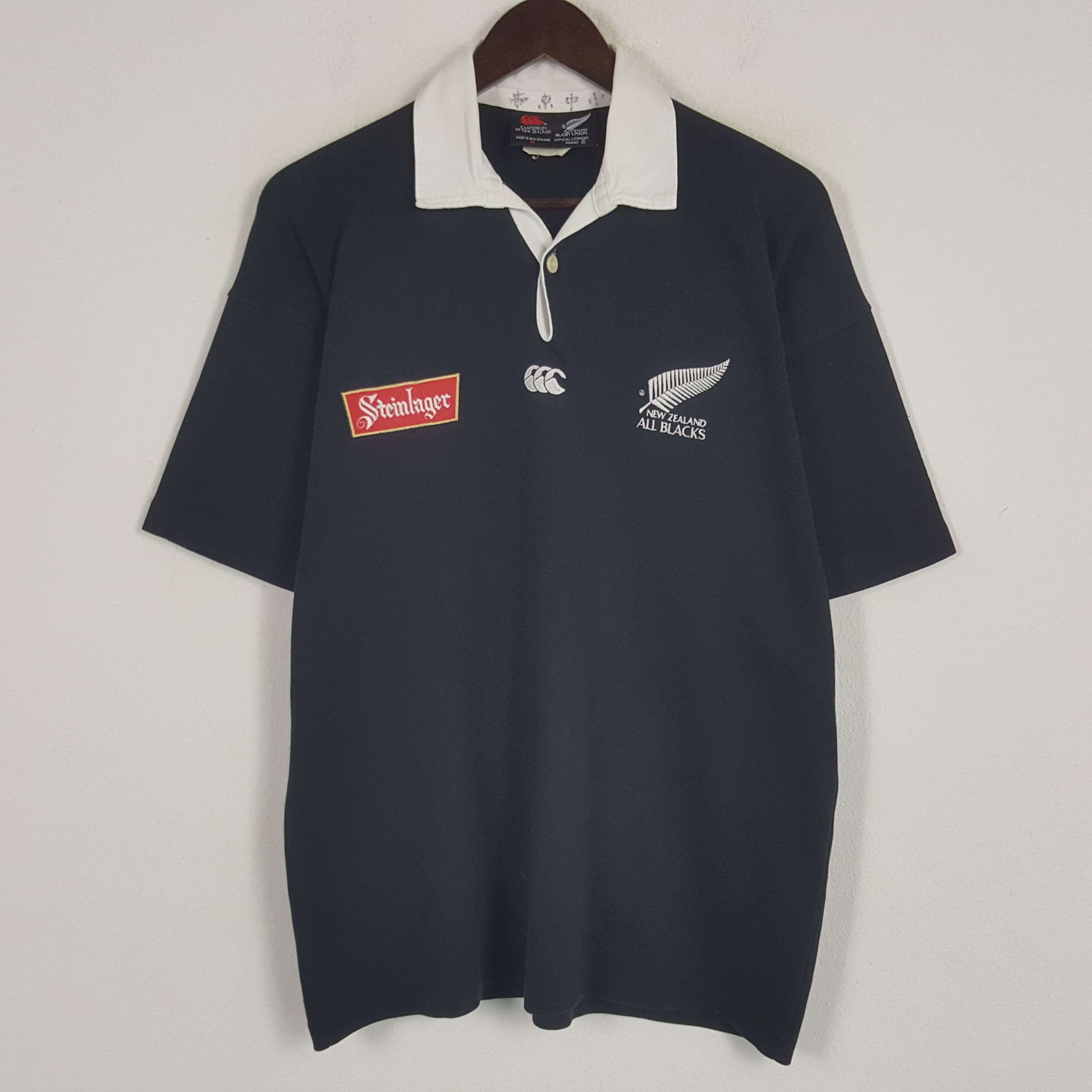 Canterbury of New Zealand × Vintage Vintage Canterbury Of New Zealand Steinlager Polos Size US M / EU 48-50 / 2 - 1 Thumbnail