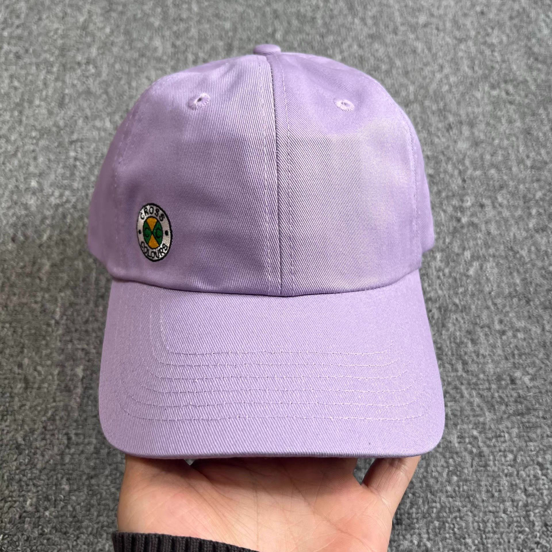 Cross Colours Cross Colours Embroidered Curved Brim Baseball Cap Q7 Size ONE SIZE - 1 Thumbnail