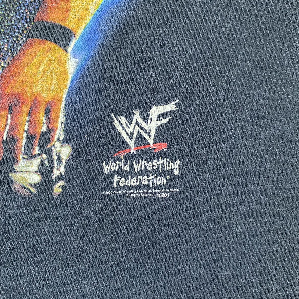 Vintage Vintage 2000s Y2J “Raw Is Jericho” WWF Tee Size US L / EU 52-54 / 3 - 4 Thumbnail
