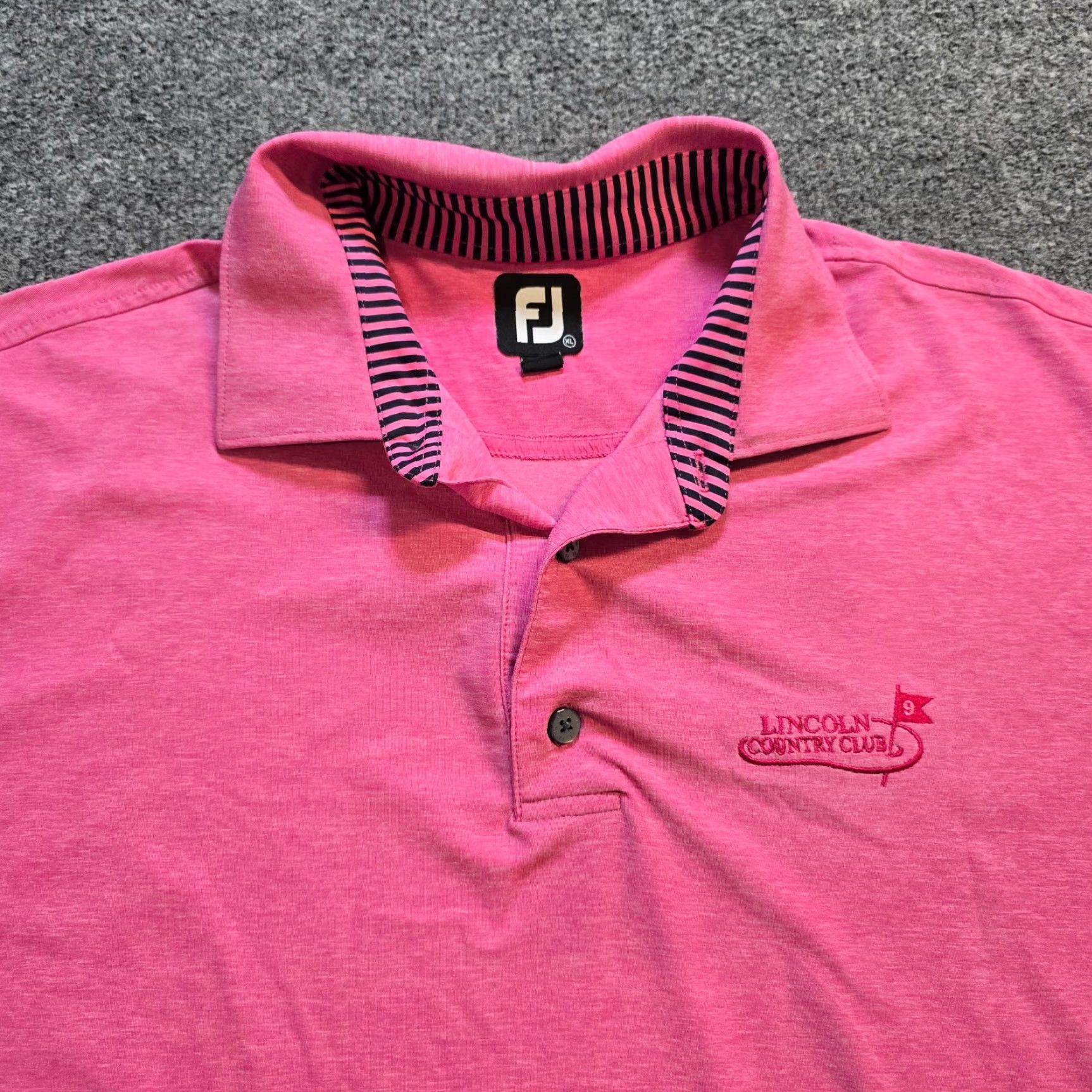 Footjoy FootJoy Polo Shirt Mens XL Pink Golf Performance Stretchy Casual Capsule Size US XL / EU 56 / 4 - 2 Thumbnail