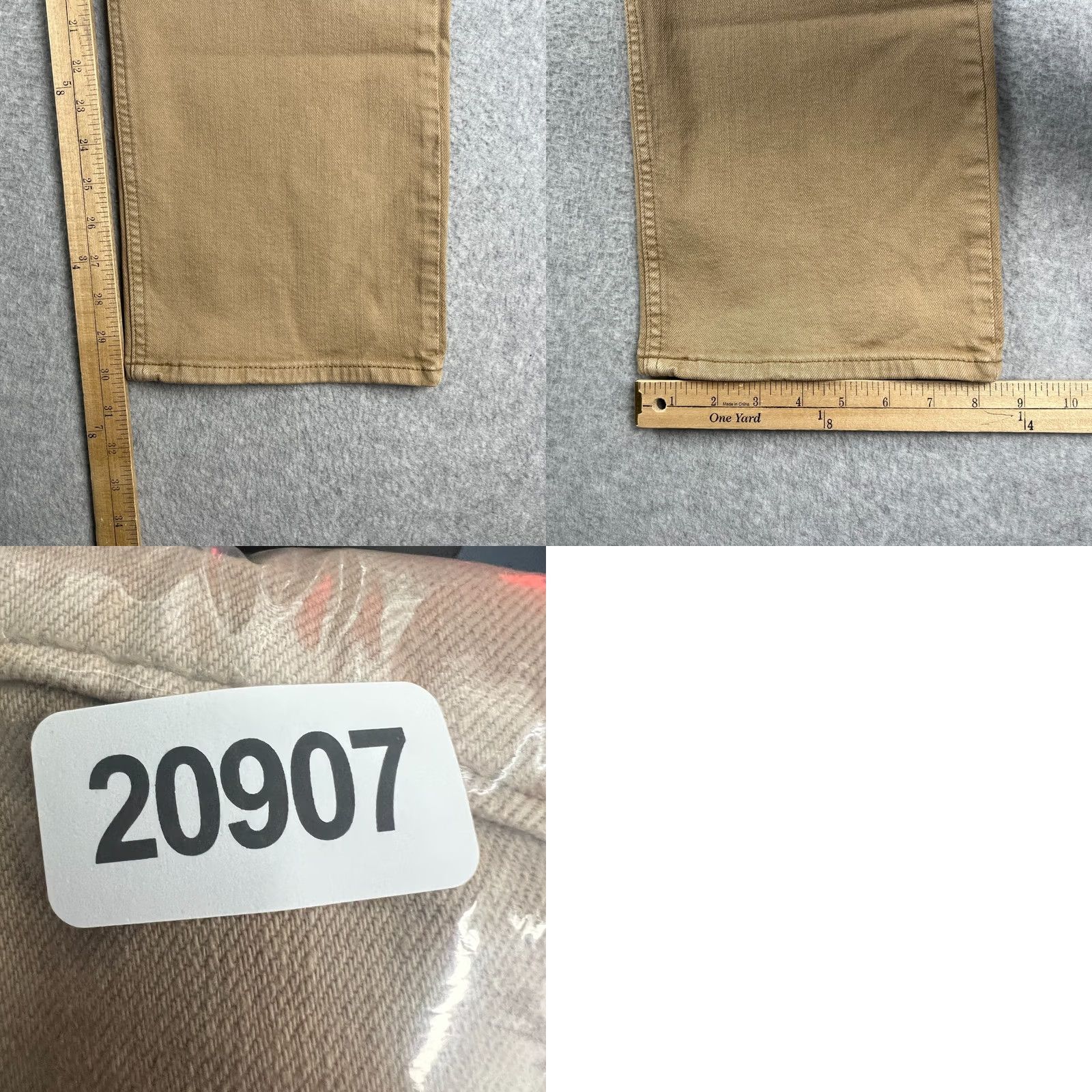 Vintage Goodfellow Target Slim Jeans Mens 40x30 Beige NEW Athletic Stretch Flex Denim Size US 40 / EU 56 - 8 Thumbnail