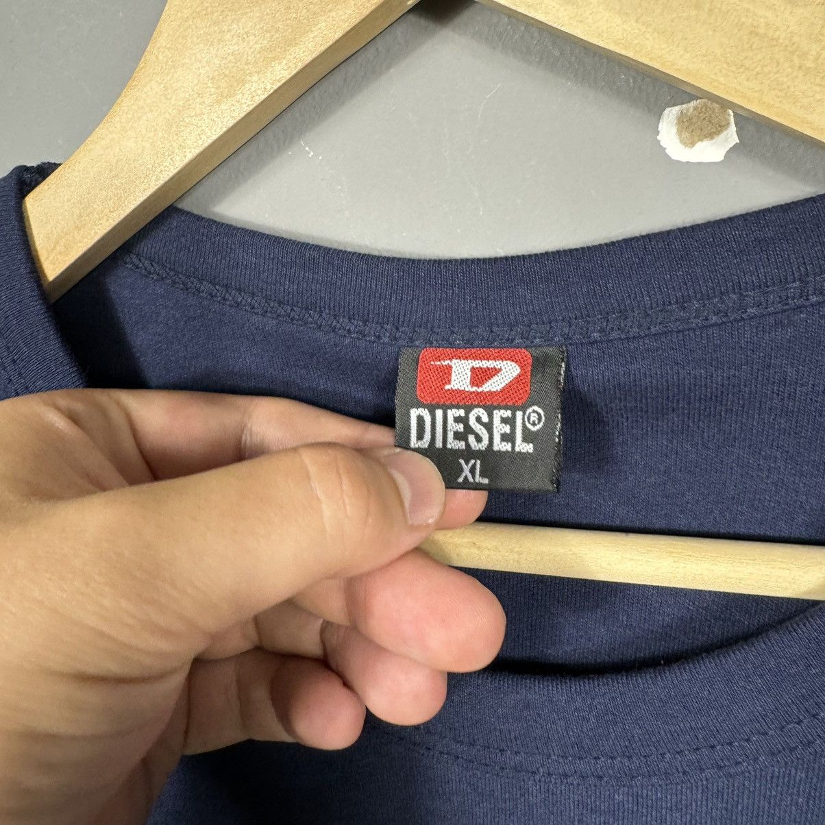 Diesel Vintage Diesel Long Sleeve T-shirt Size US XL / EU 56 / 4 - 4 Thumbnail