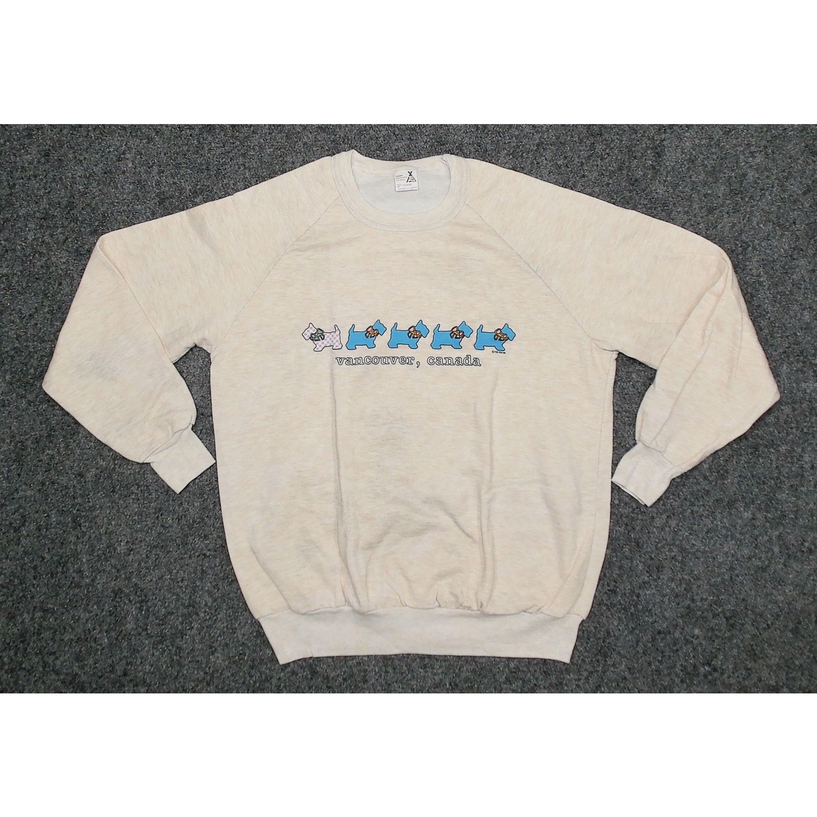 Vintage Vintage 1988 Teepee Boxy Cut Scottie Dog Raglan Size XL / US 12-14 / IT 48-50 - 2 Thumbnail
