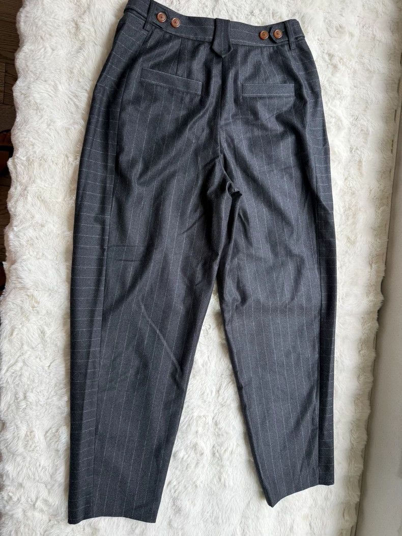 Vivienne Westwood Vivienne Westwood Gray striped suit pants Size 25" / US 0 / IT 36 - 2 Thumbnail